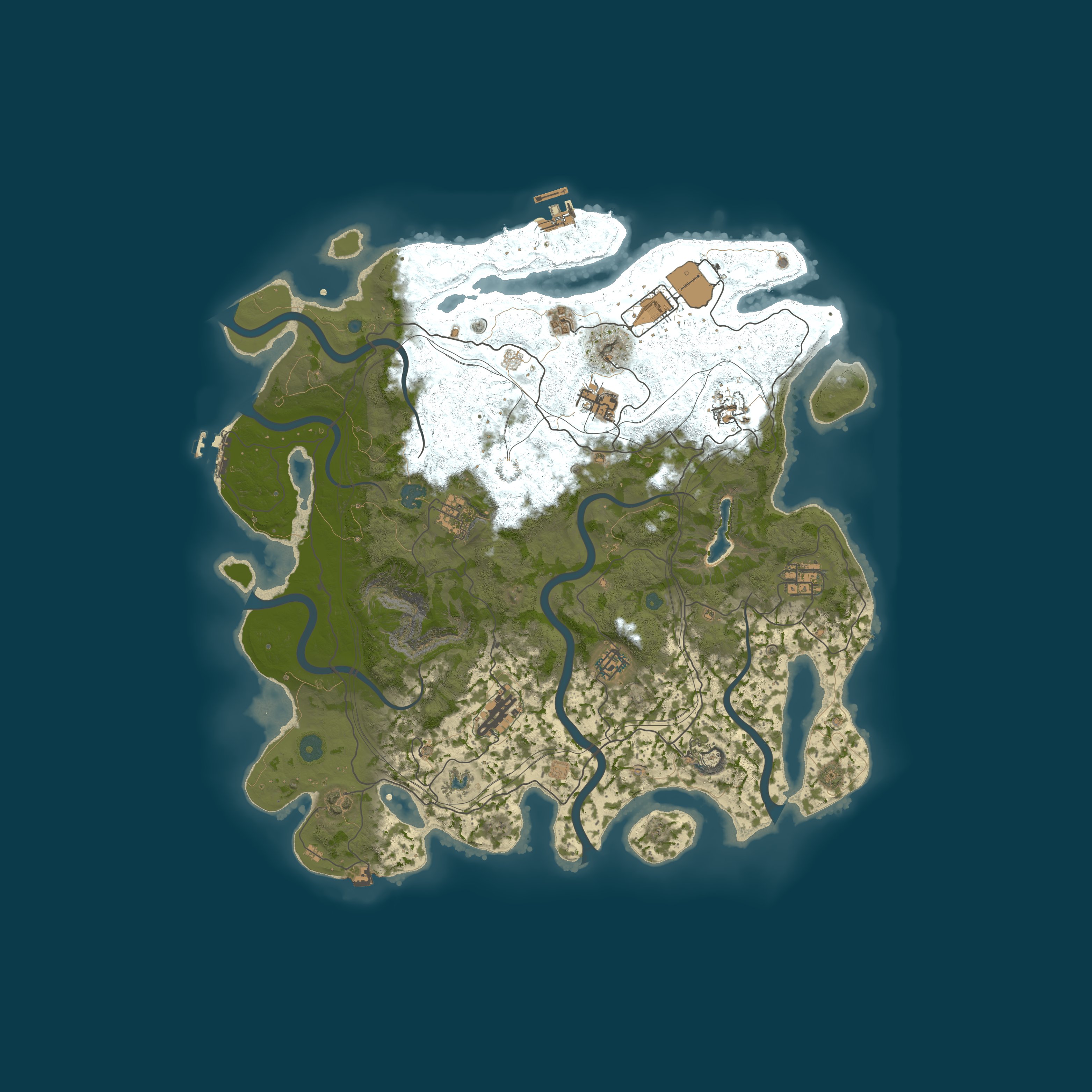Map for FLAME RUST #5 | ДЛЯ НОВИЧКОВ | РУССКИЙ