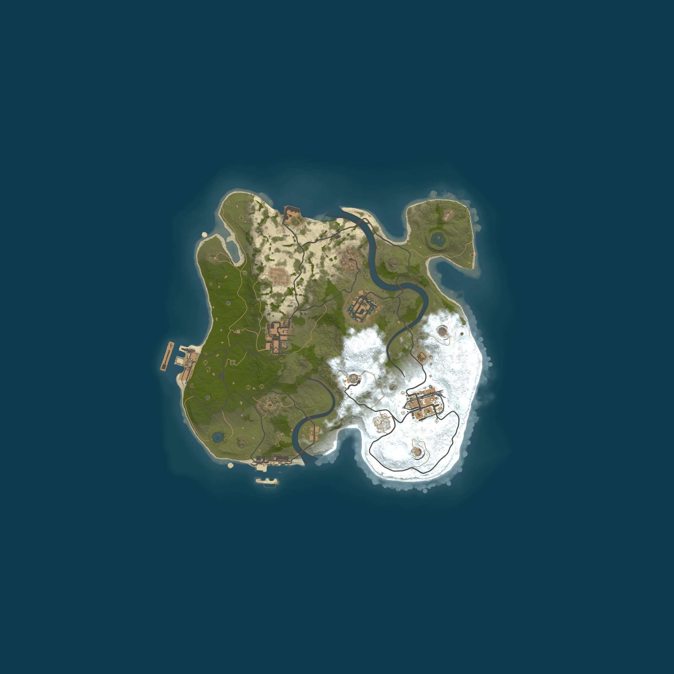 Map for A Shockbyte Rust Server