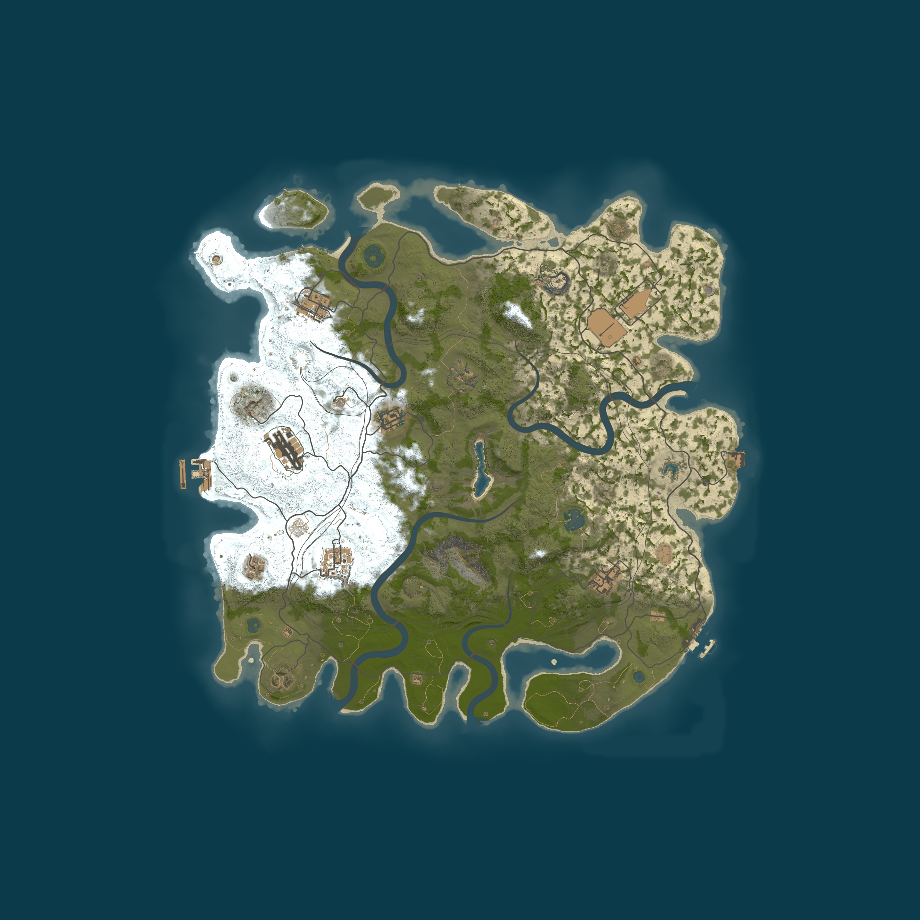 Map for TUNDRA RUST | 2X | ДЛЯ НОВИЧКОВ | AI-ЧАТ | 20.03.