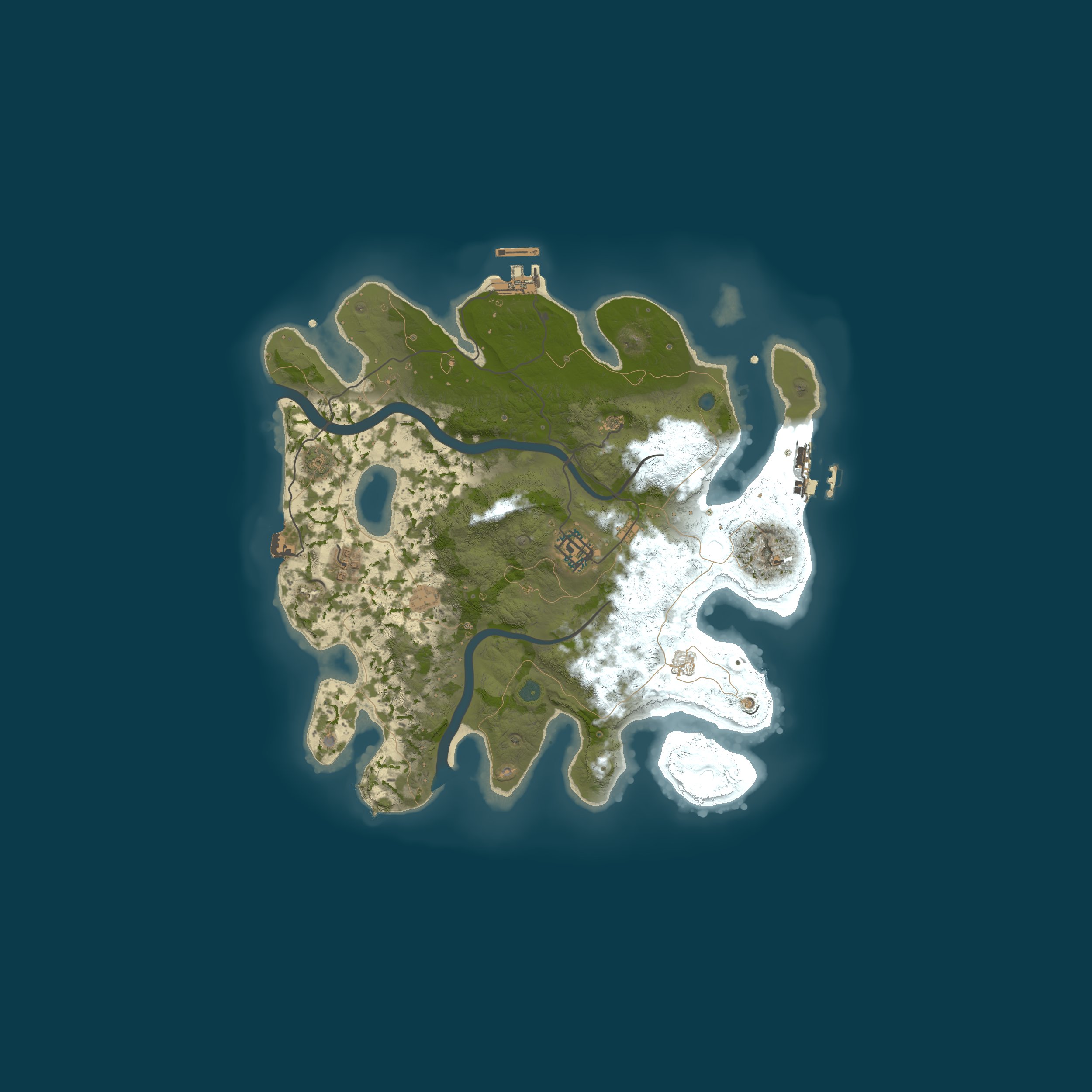 Map for Dustveil Rust | Classic | Wipe 11.06