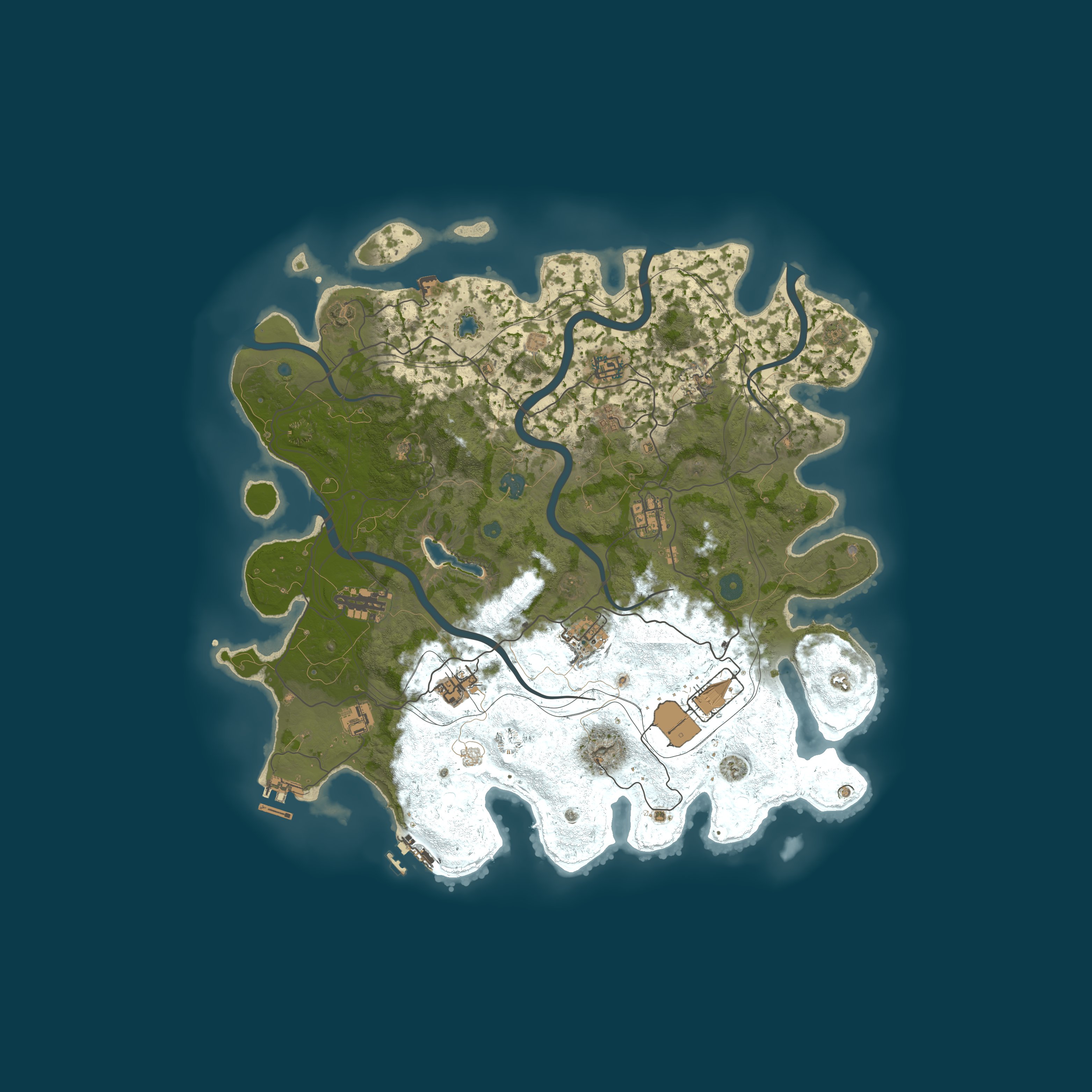 Procedural Map, size 4250, seed 519219012