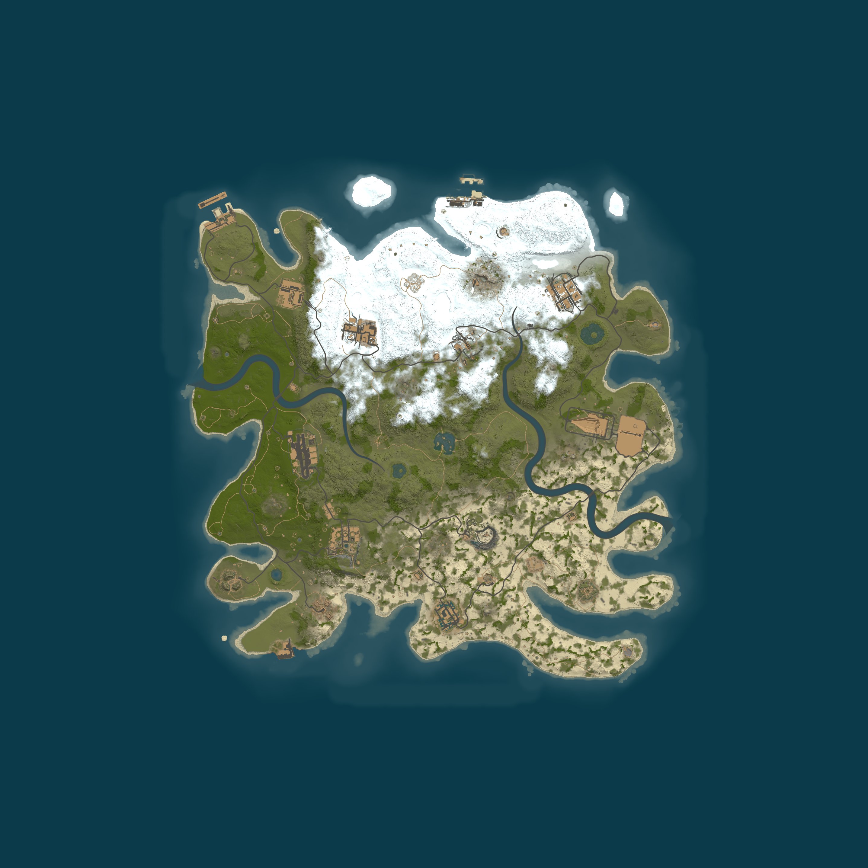 Map for RUSTFIELD | BATTLEFIELD x1000 | МАХ5