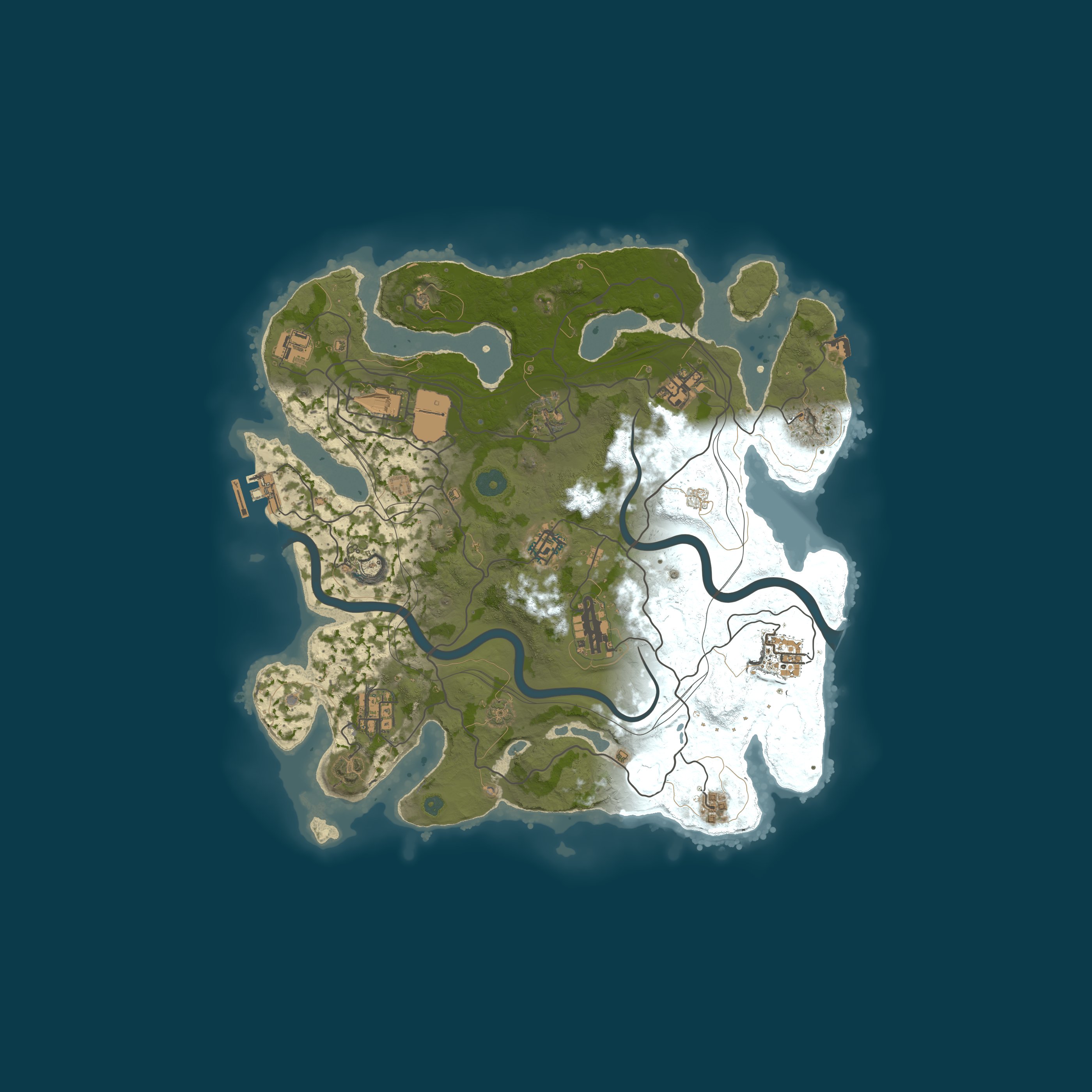 Rust map 3600/1337