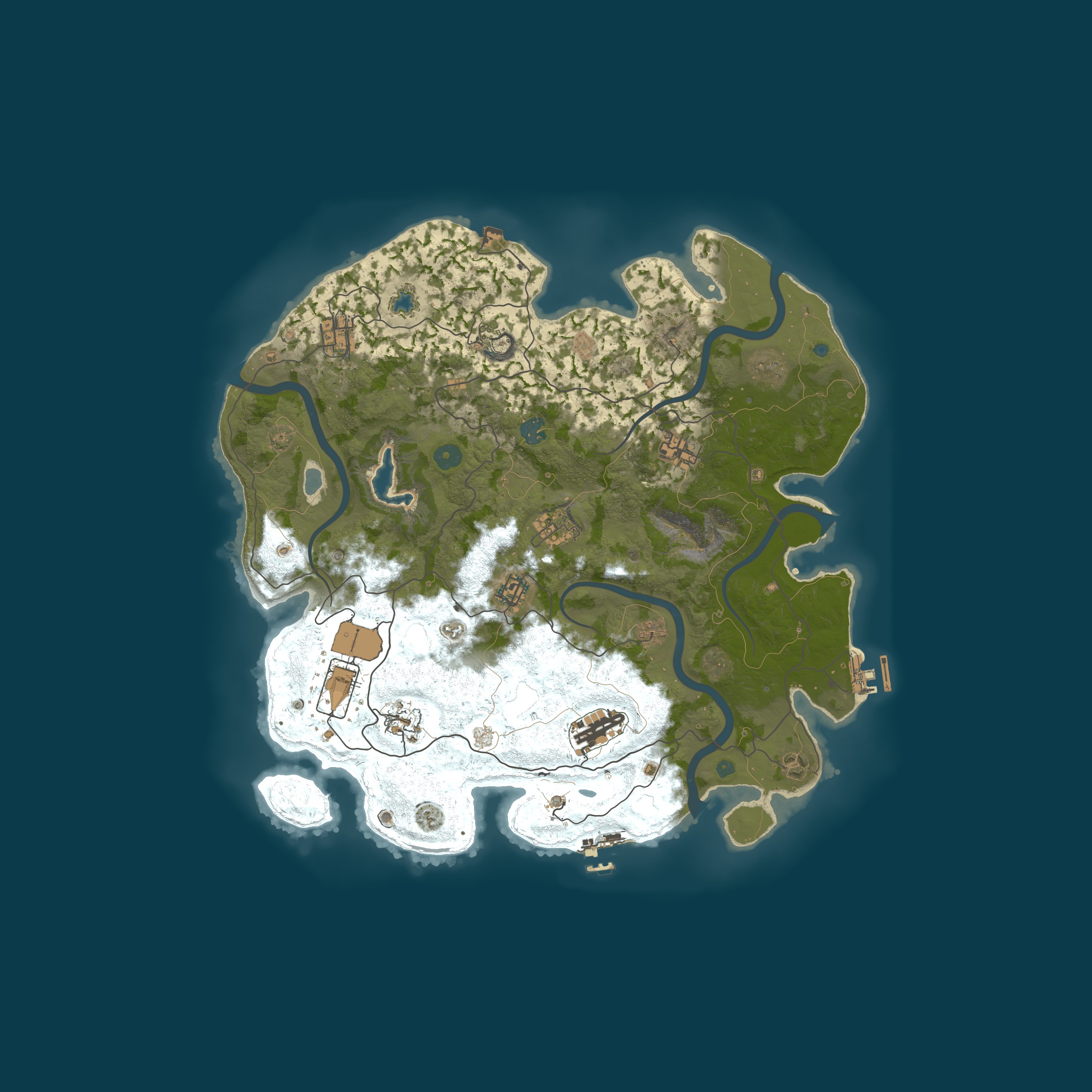 Map for Misfit Island