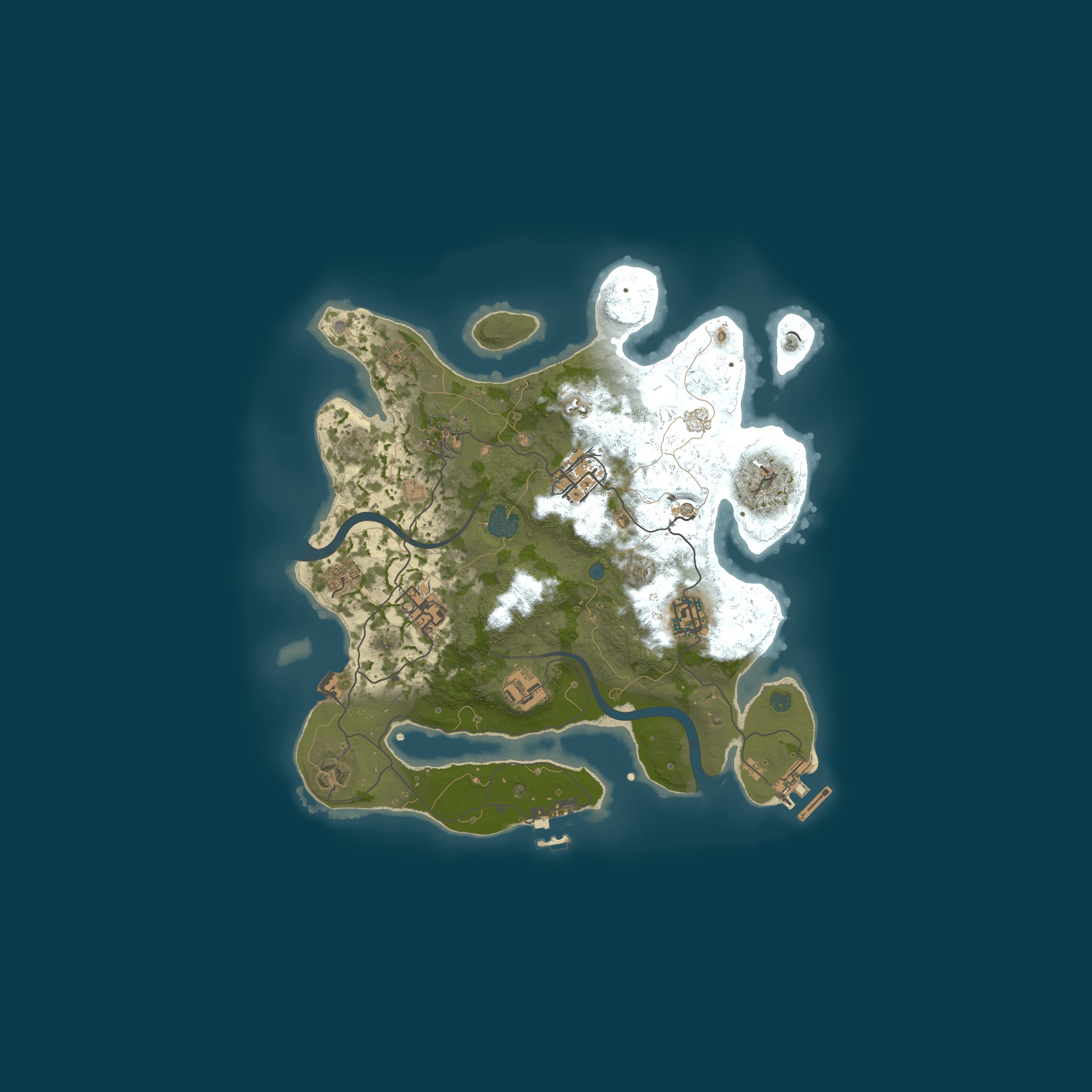 Procedural Map, size 3000, seed 584217