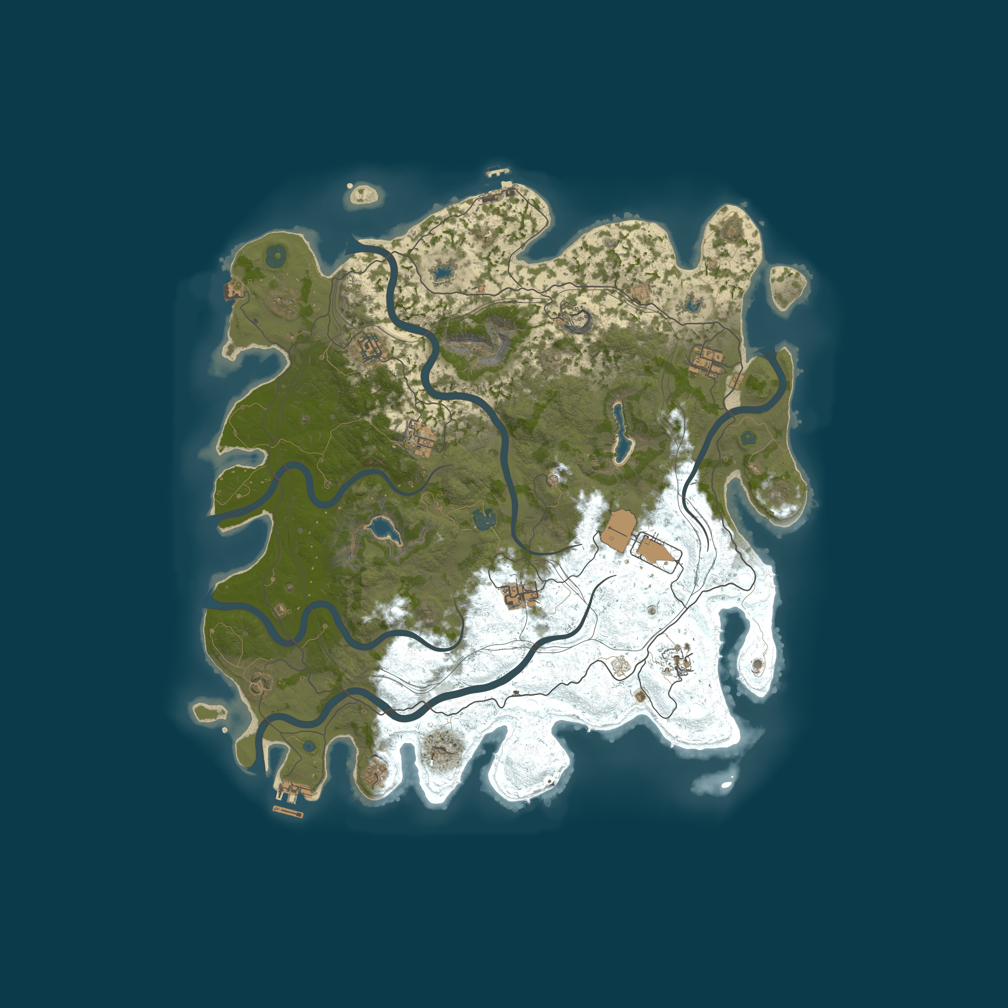 Map for 『兔萌萌PVE』防抄家 | 萌新养老 | 纯净原生态