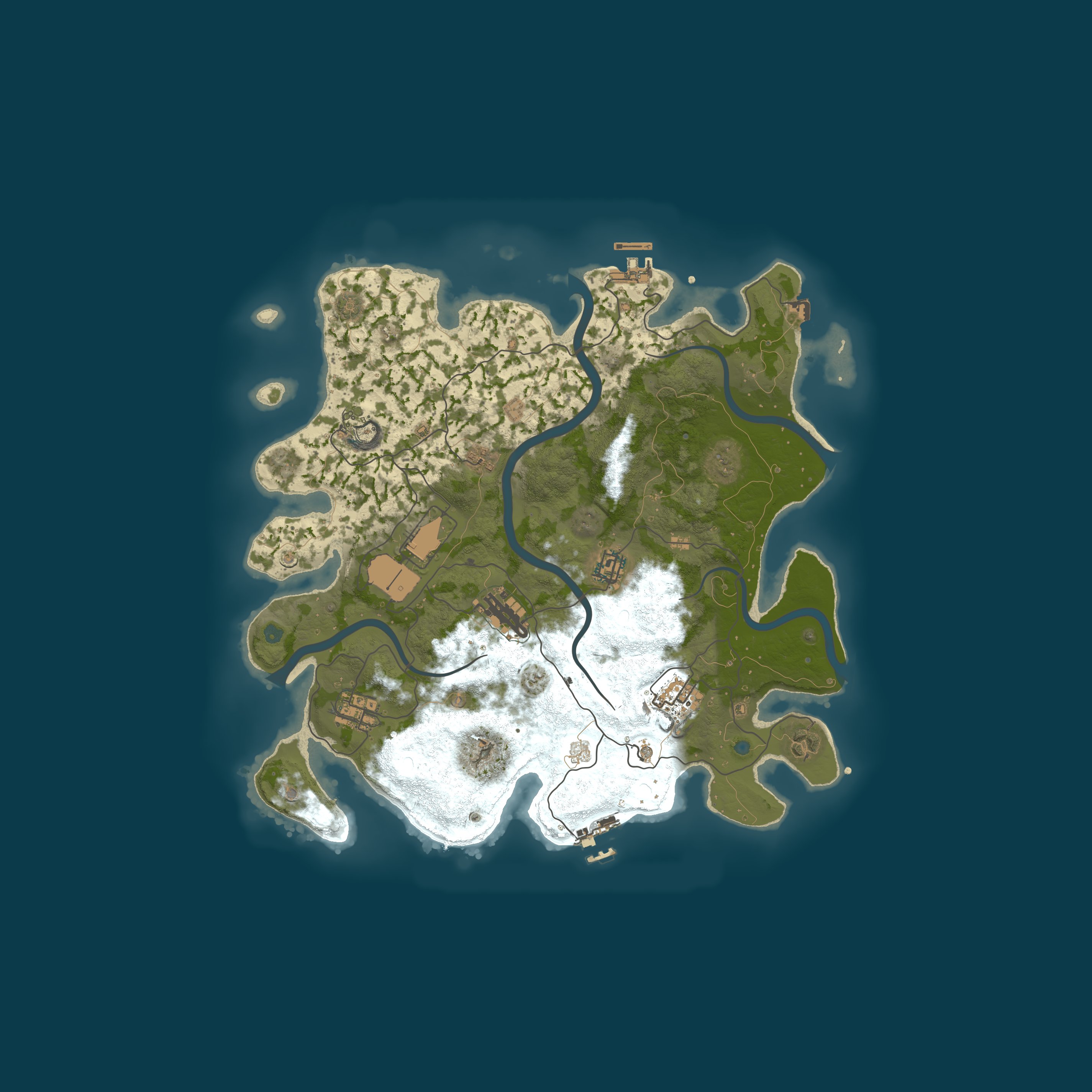 Map for Rusty Roamers PvE/PvP 3X