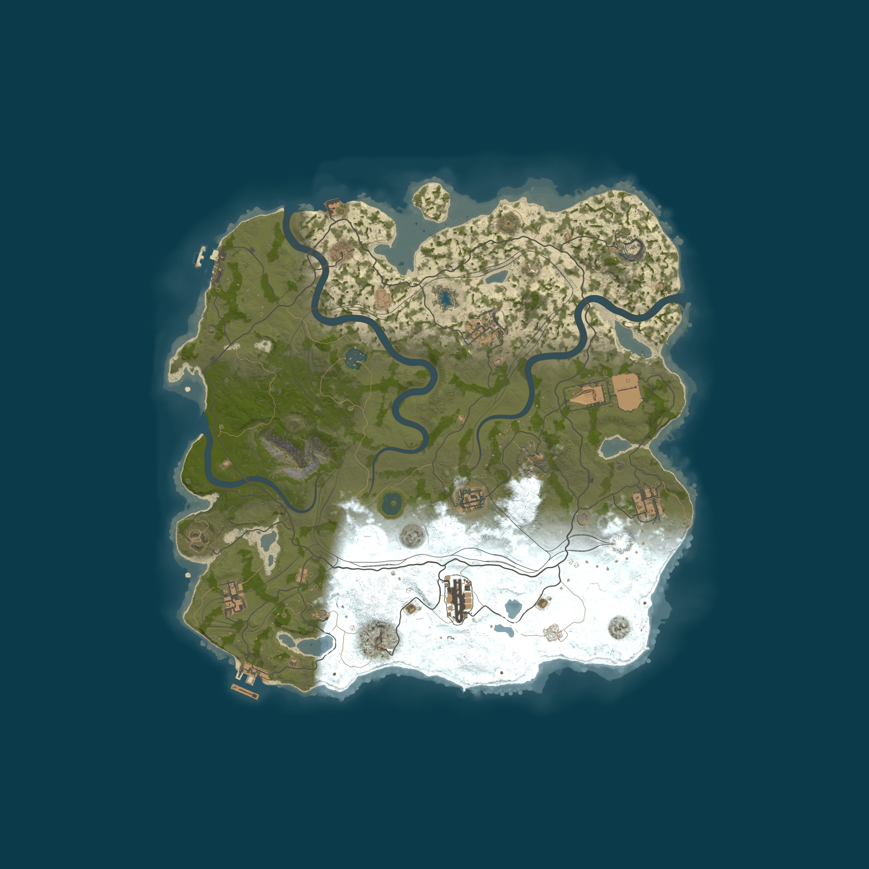 Map for Rusthub.net | Solo/Duo | Monthly | No BP Wipes | WIPED 04/06