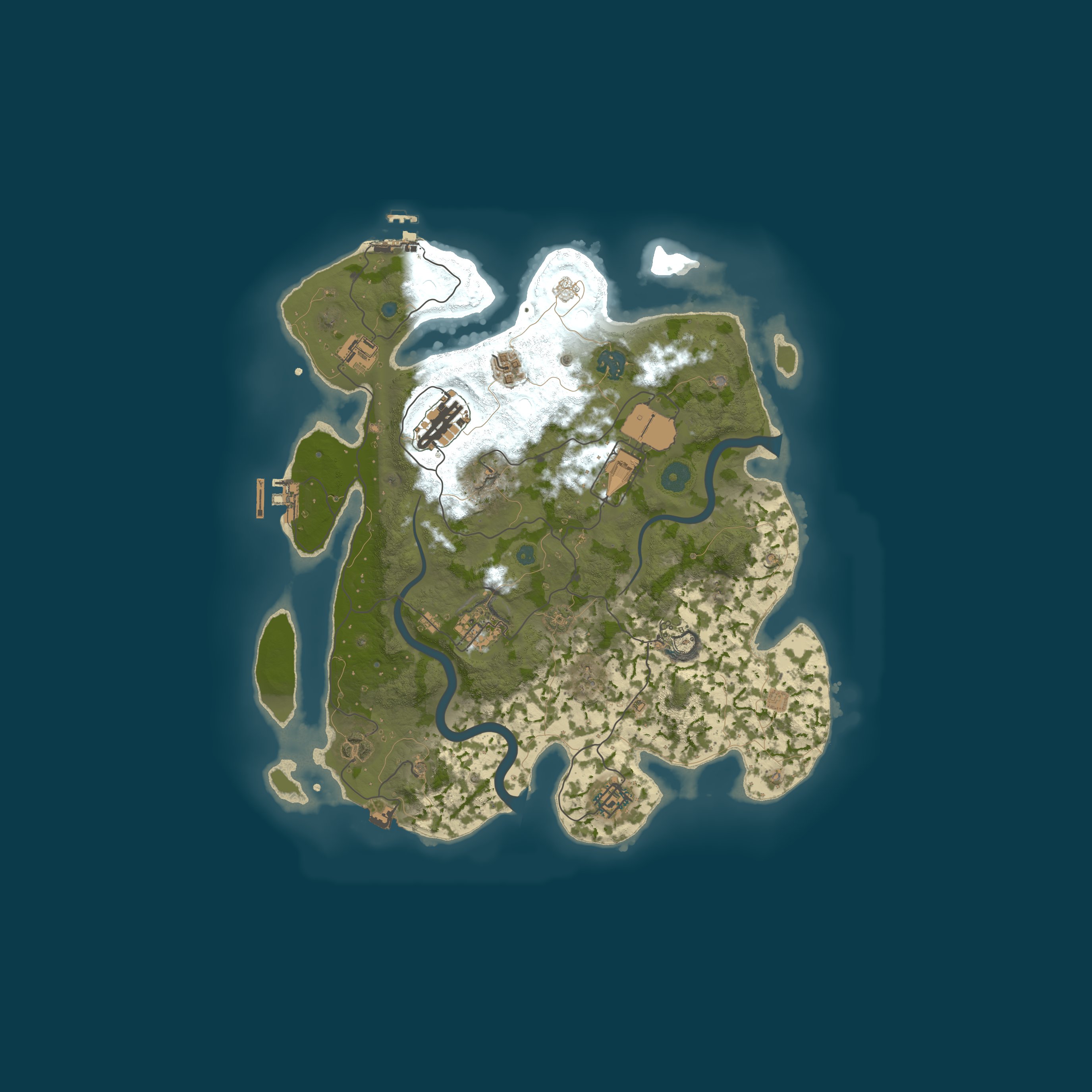Map for Bugaloo Deadlands PvE-PvP