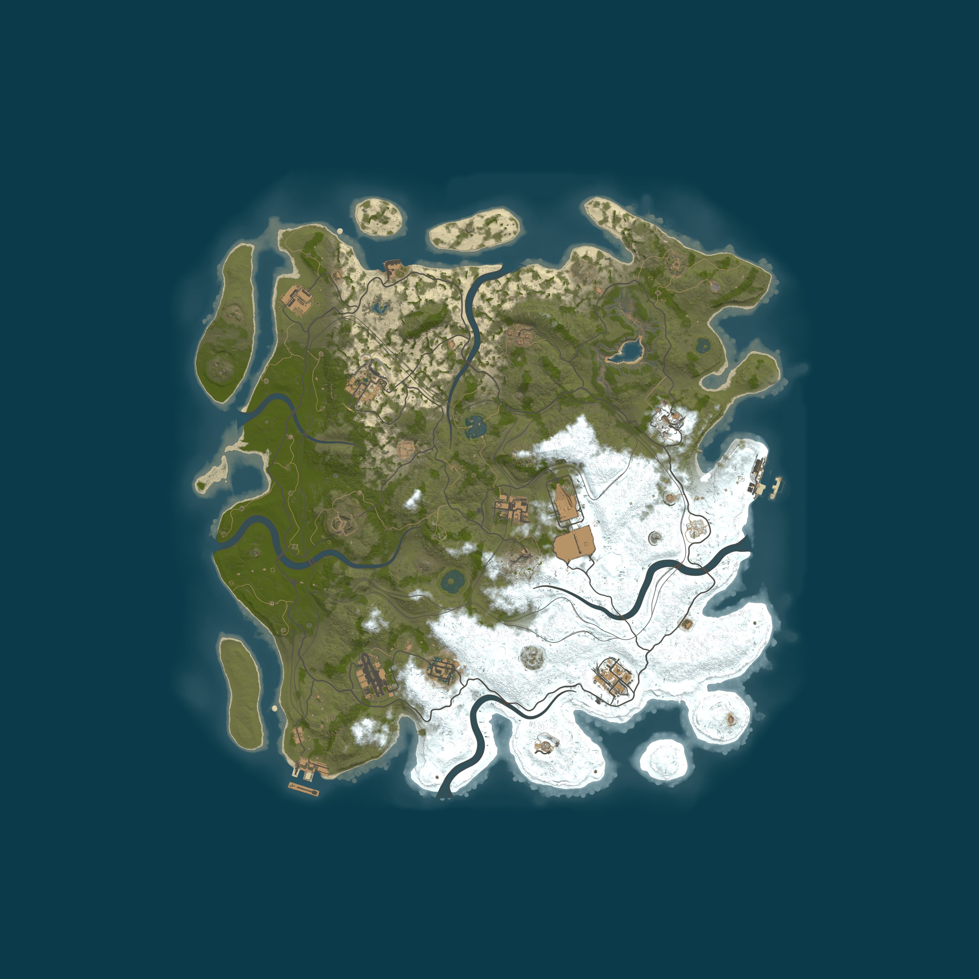 Procedural Map, size 4250, seed 994929253