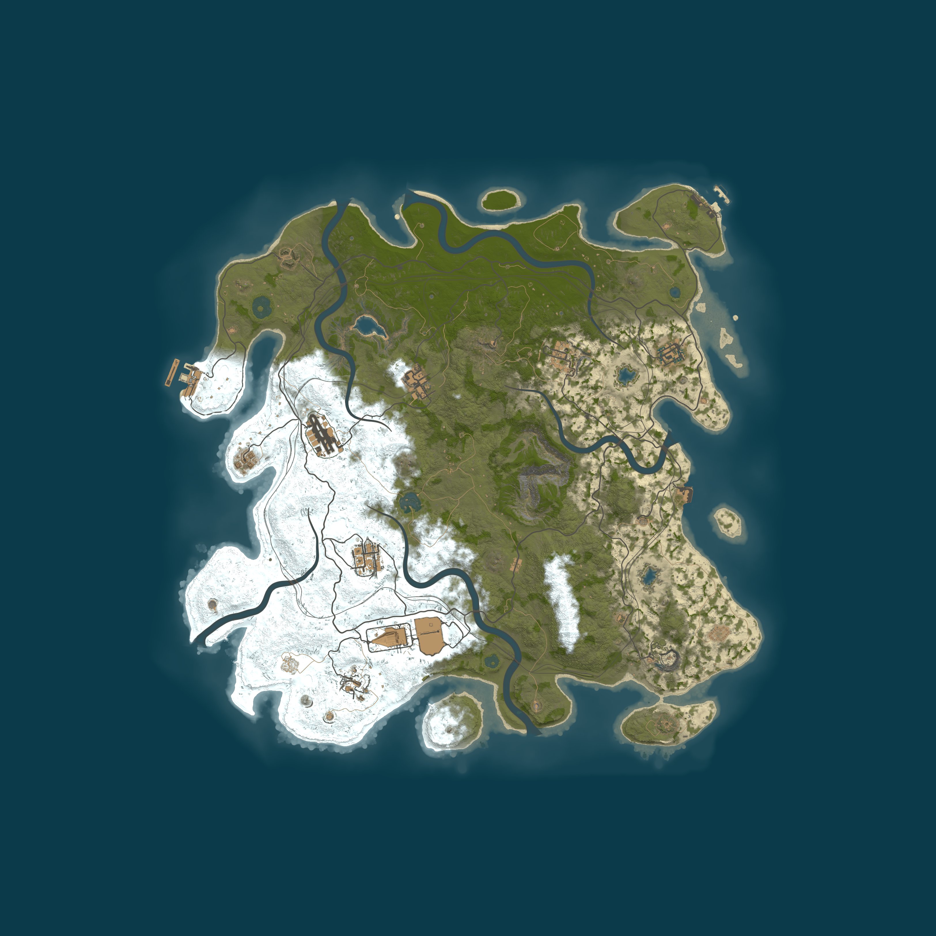 Map for [PVE] Rusty Bucket | Raidable Bases | Events | NPCs |