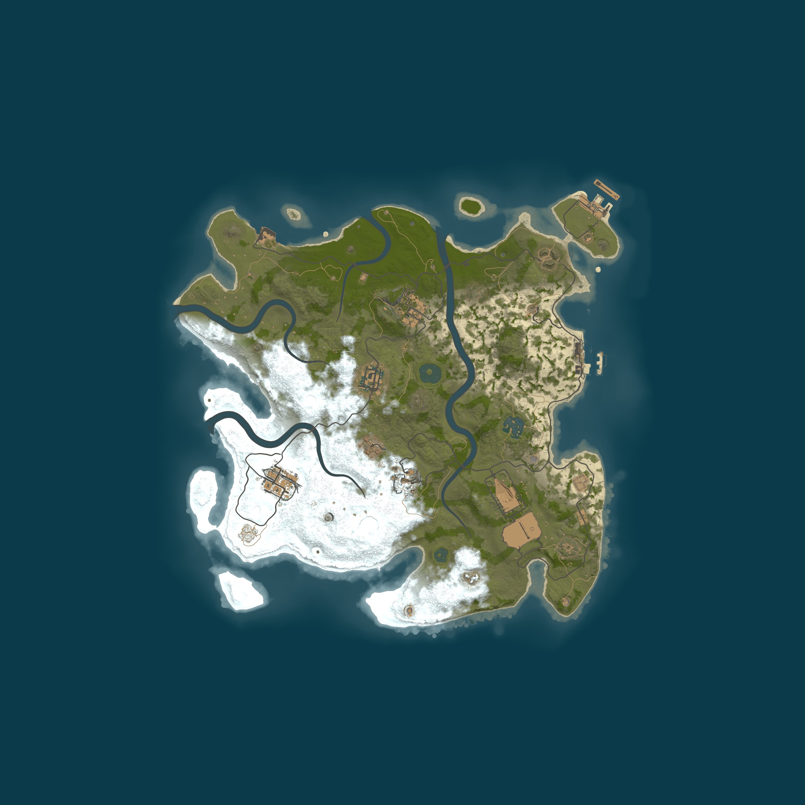 Map for MICH 420 No KOS|Solo/Duo/Trio/Quad|50%Upkeep|NoobFriendly|Rust+