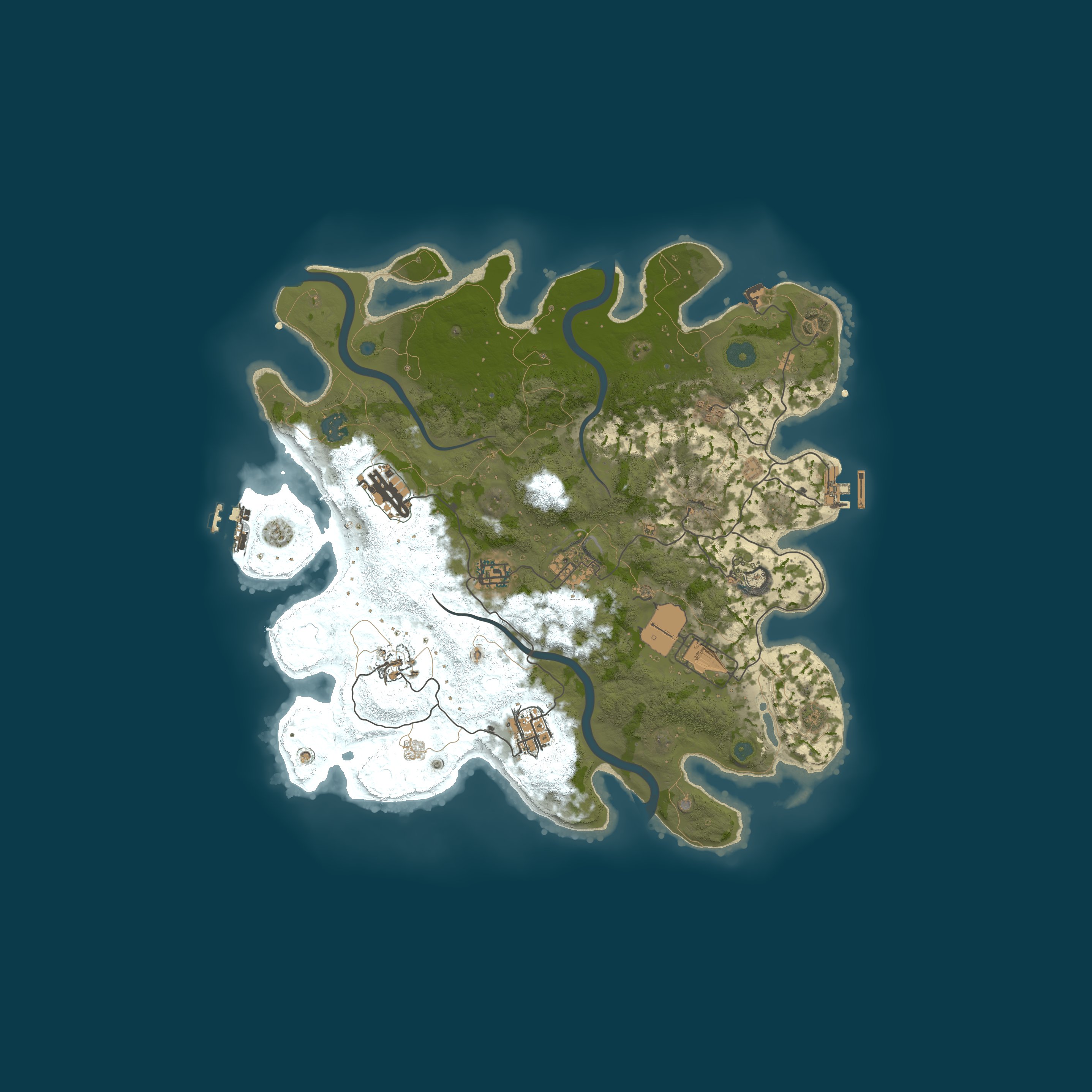 Map for [GER] NightSkyV3 | 2x | Solo/Duo | Anfängerfreundlich