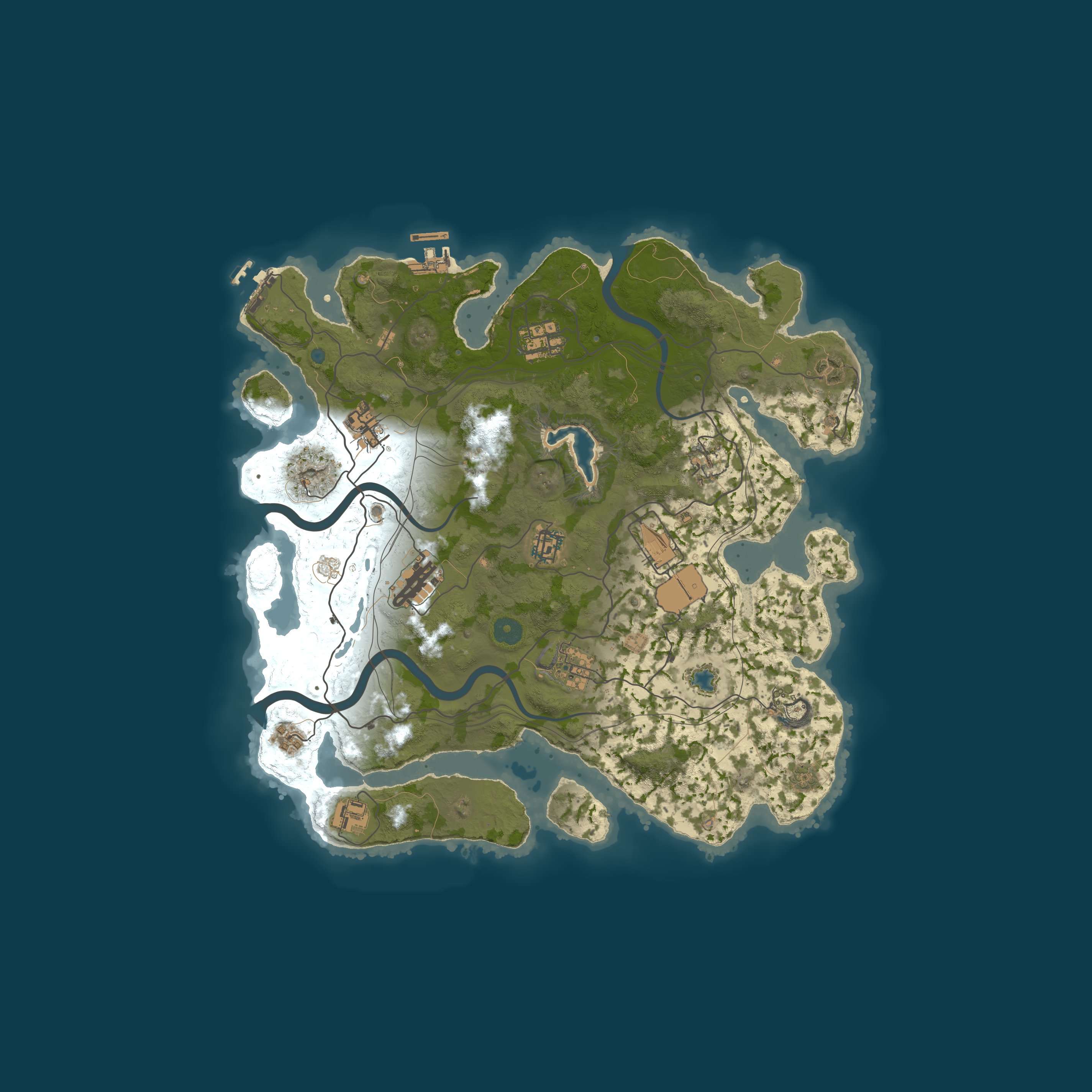 Map for [EU] WizzRust.com 1x Solo/Duo/Trio | Noob Friendly | Wiped 06/0