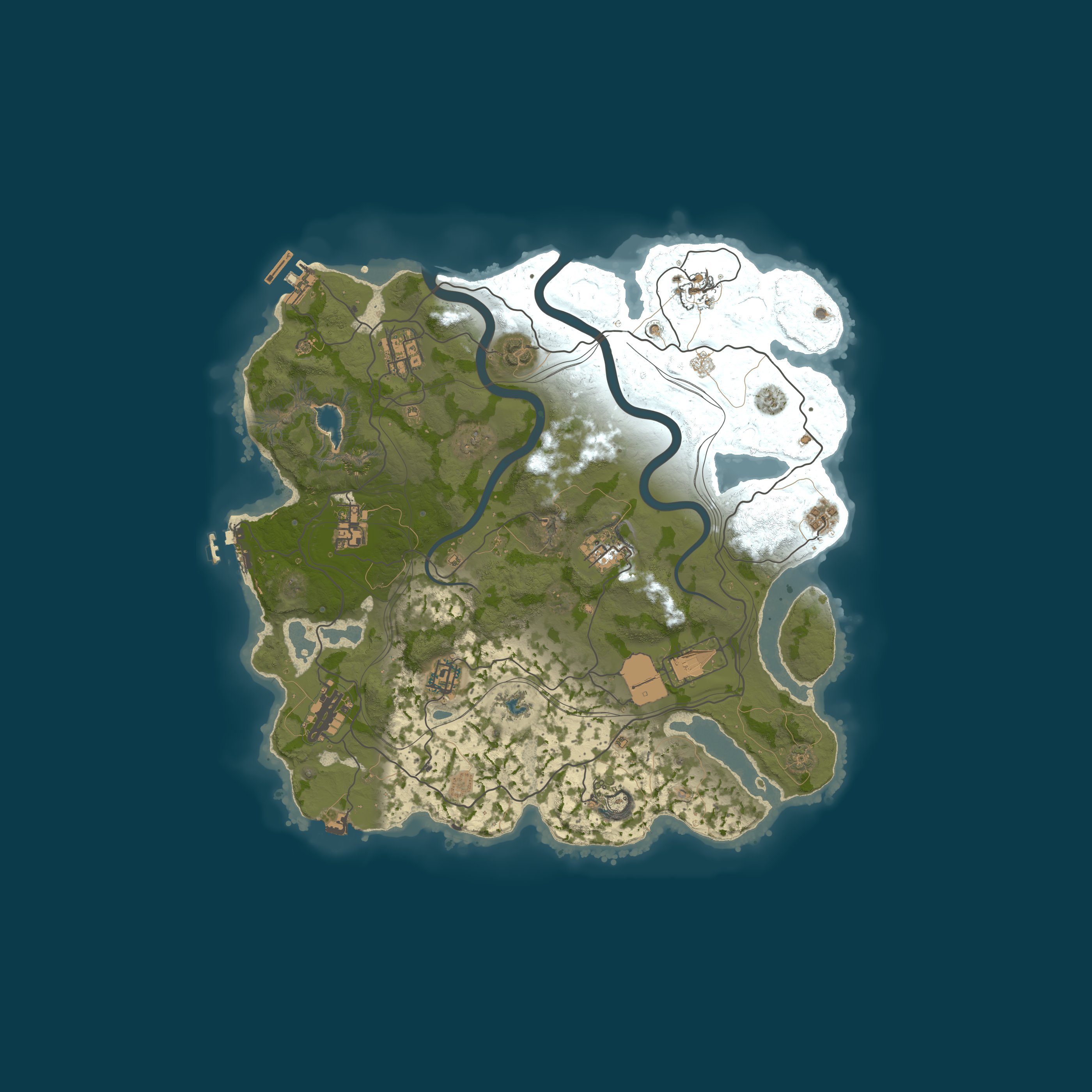 Map for XRUST.CO US 3x PVE KitSkinShopHomeTPEventsRaidableBasesFull Pve