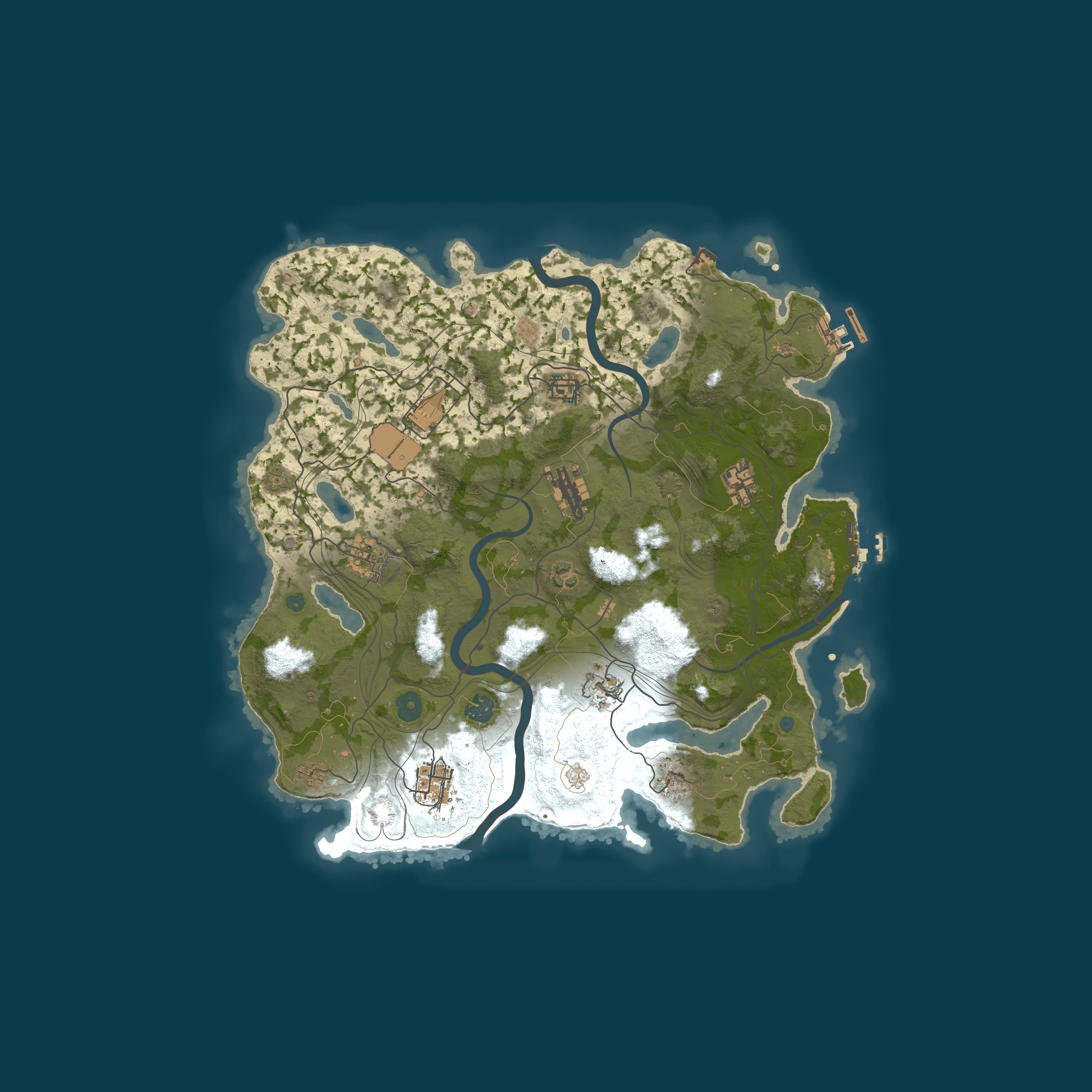 Map for Rust4Noobs | Solo/Duo/Trio | Softcore 50% Monthly | No BP Wipe