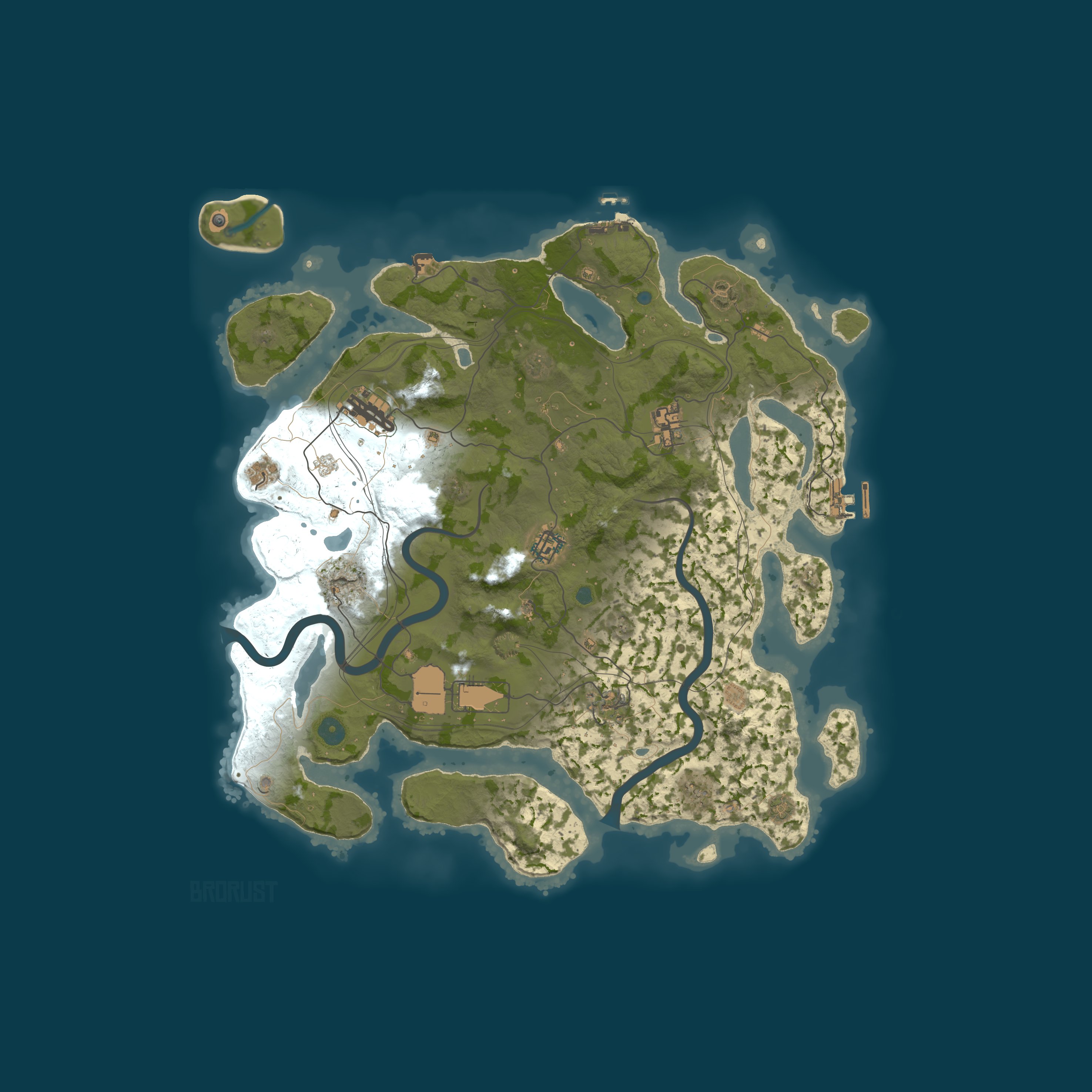 Карта сервера