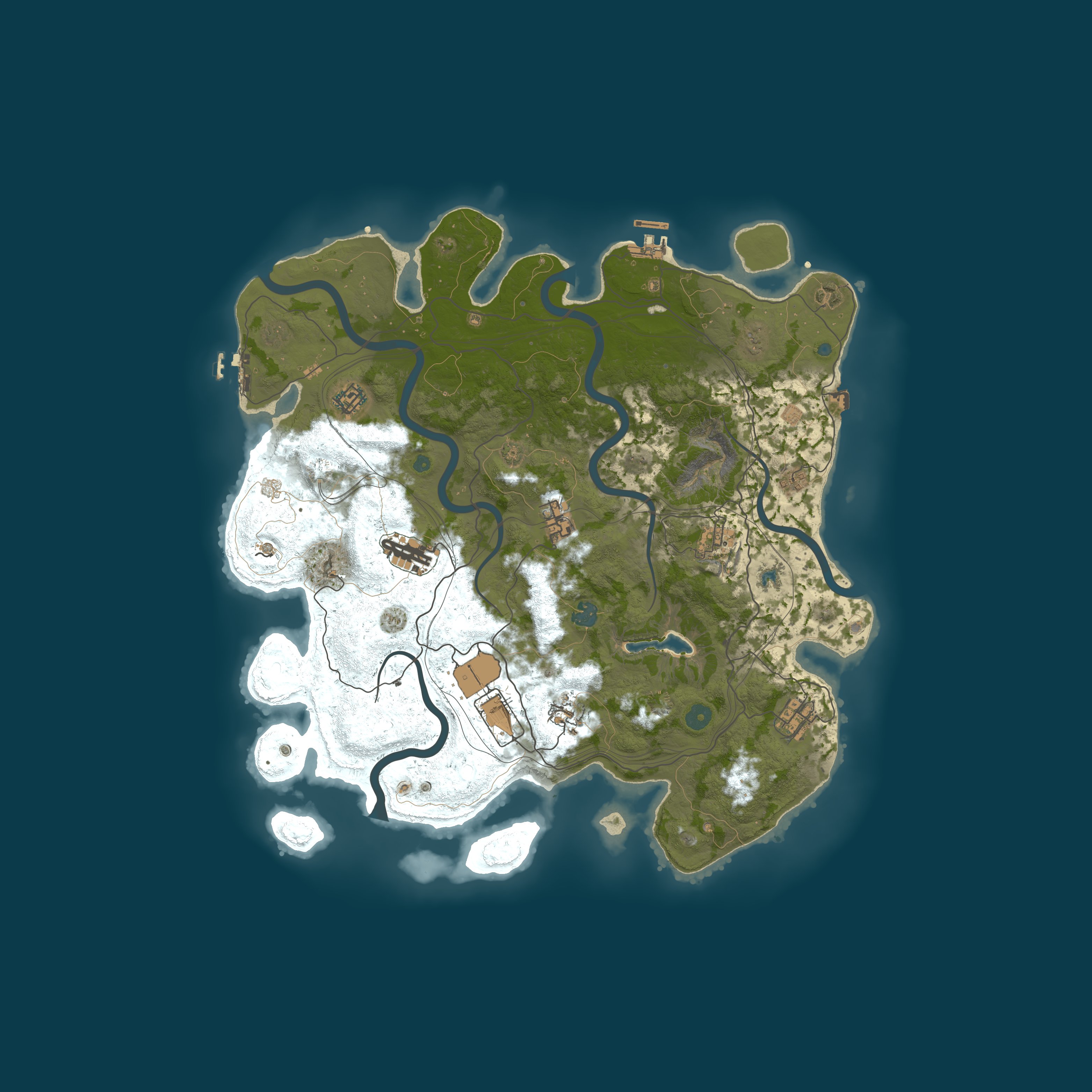 Map for Lazy Rusters IV - 2X - PVE - NPC Bases - Forget the Grind!