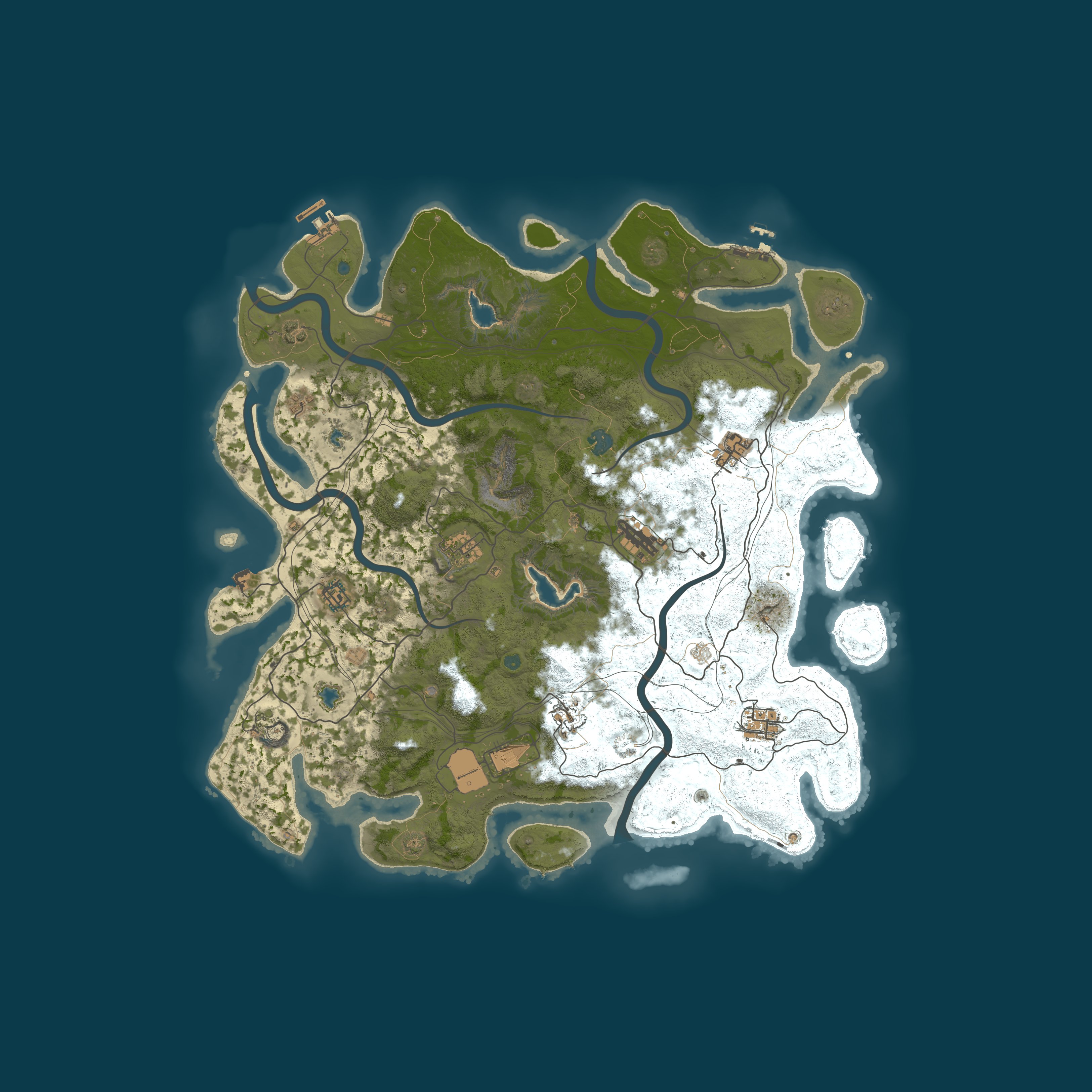 Map for Brianwryms Premium Vanilla PvE No Kos/Decay/Upkeep