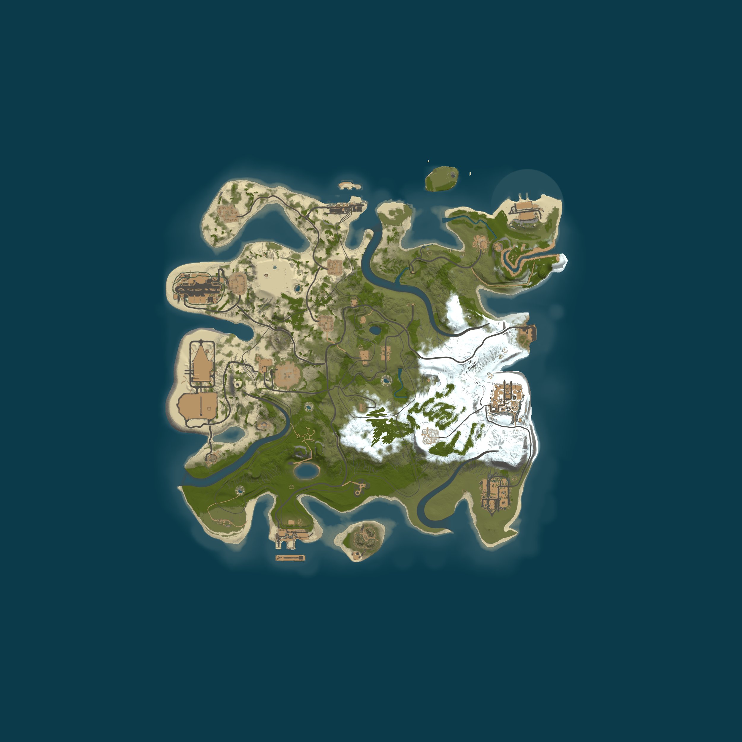 Rust map 3000/100
