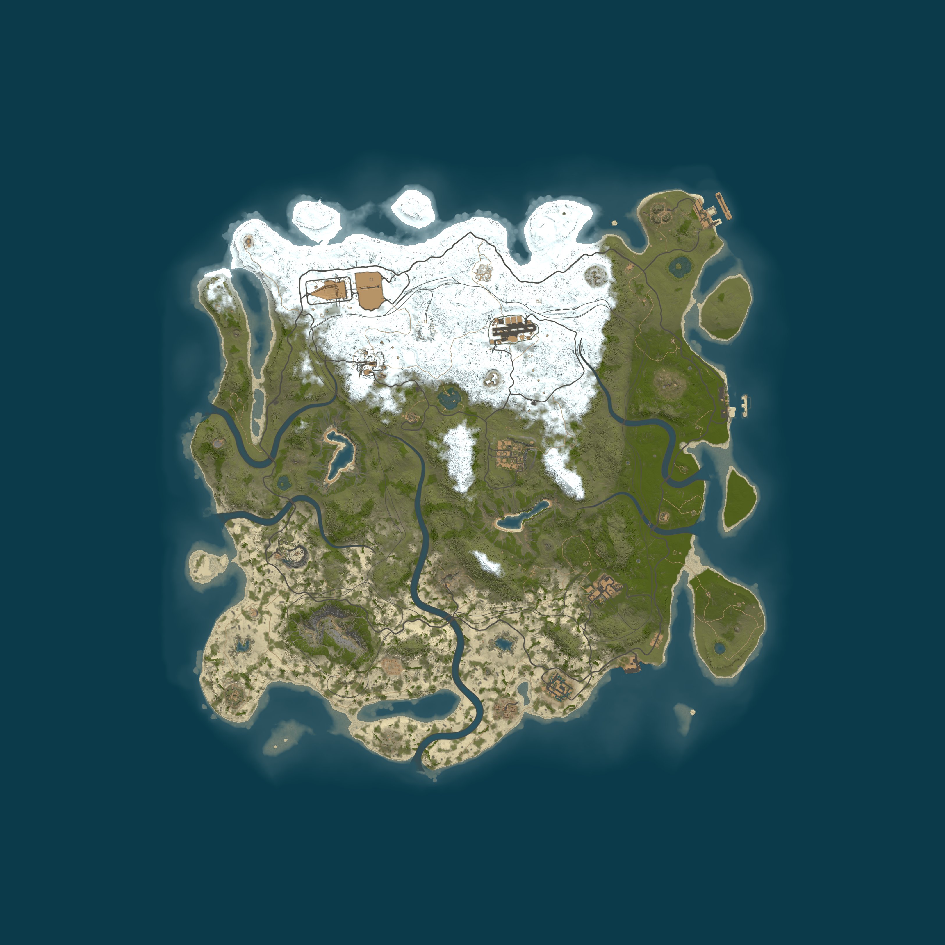 Map for A Shockbyte Rust Server