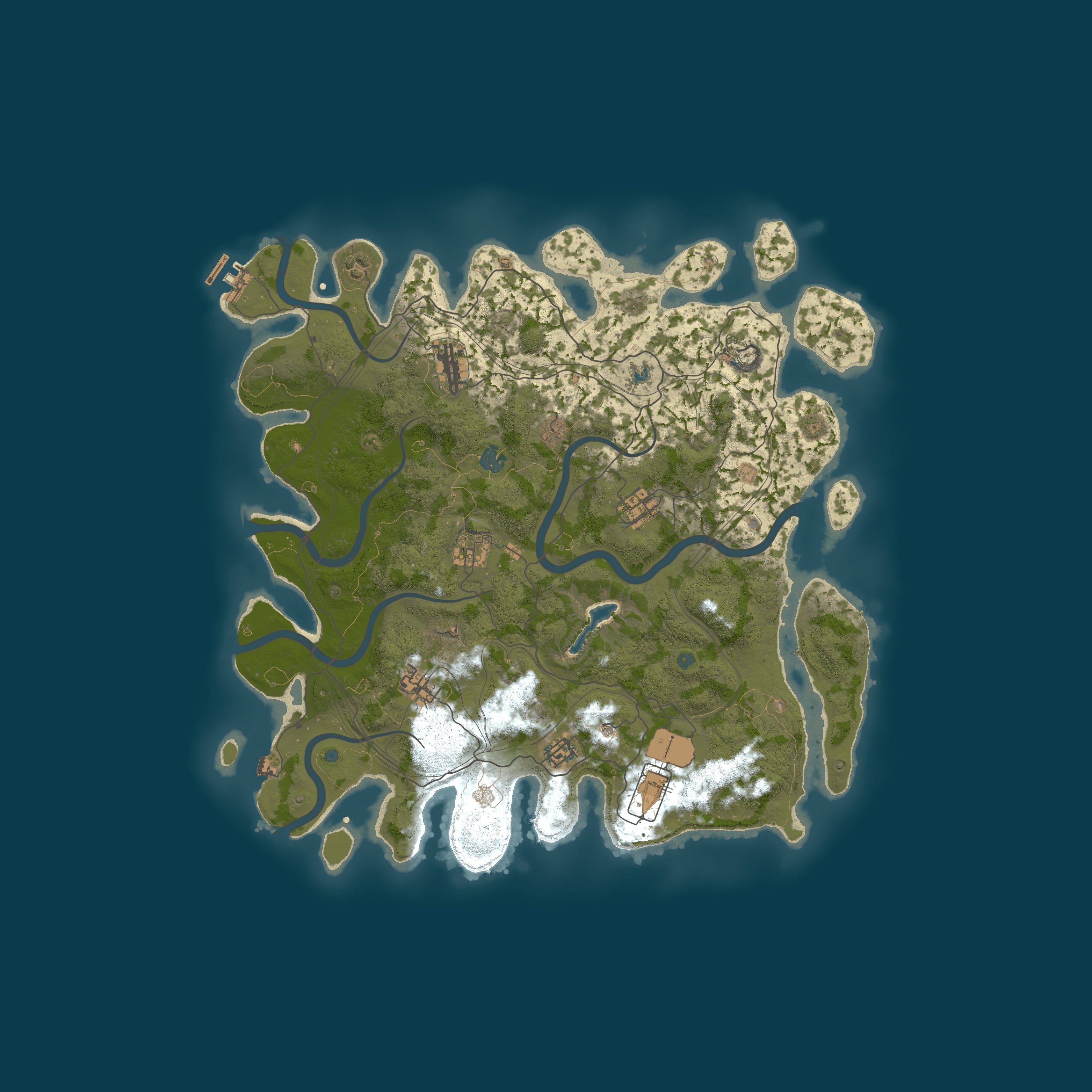 Map for RustyNation - 2x | Monthly | Trio/Quad | No BP WIpes *UPDATED*