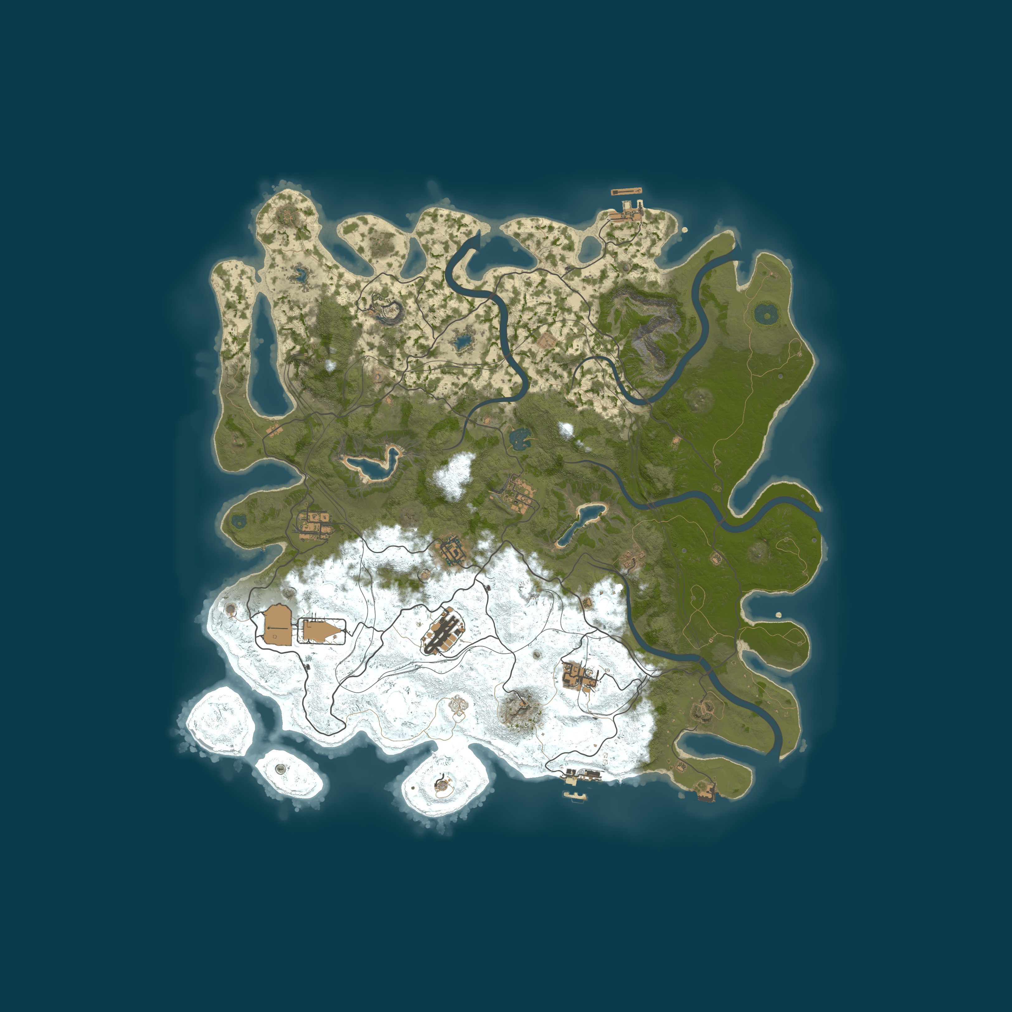 Map for ДНР:SURViVAL PVE\PVPinRT x1+x50 skill system
