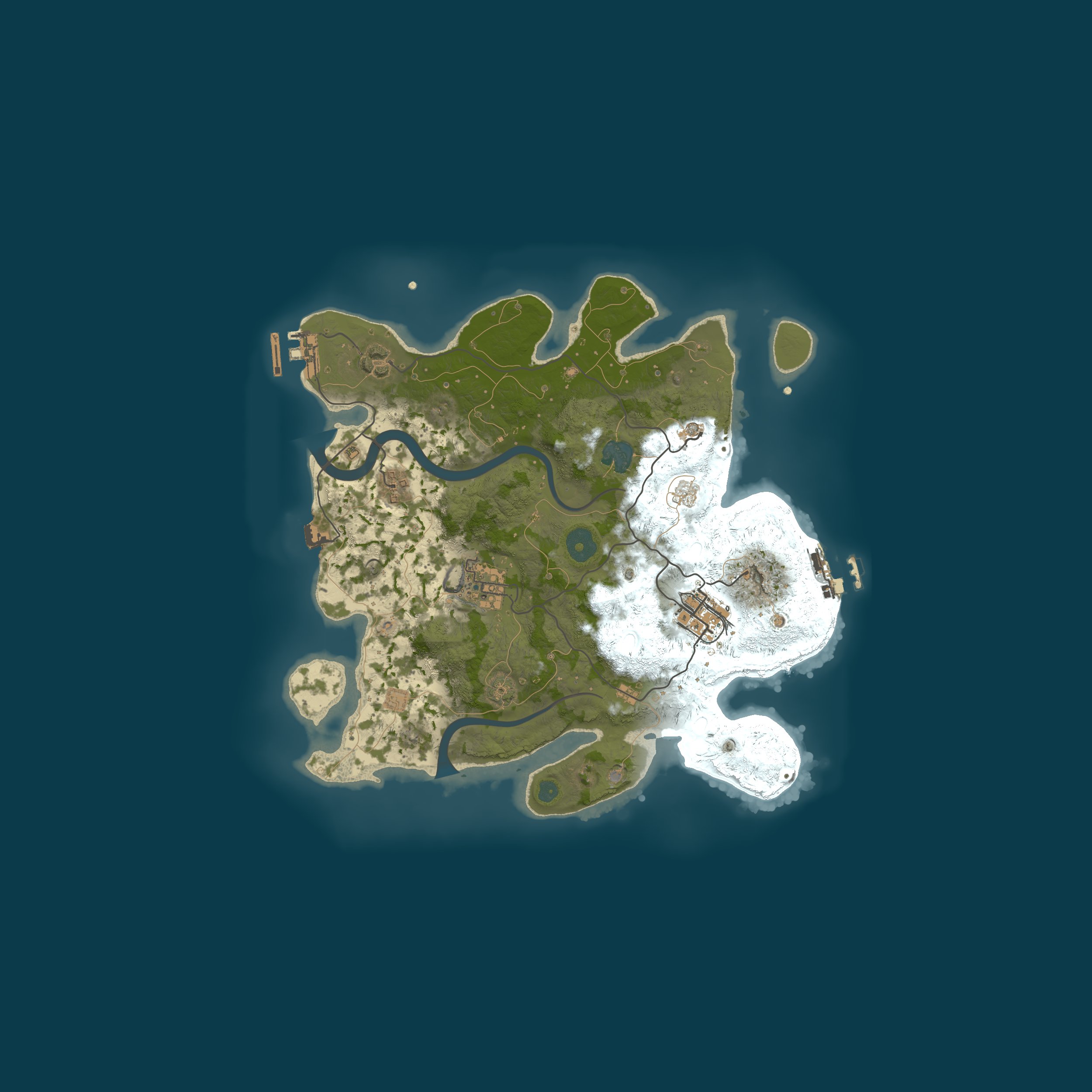 Procedural Map, size 3000, seed 1965201874