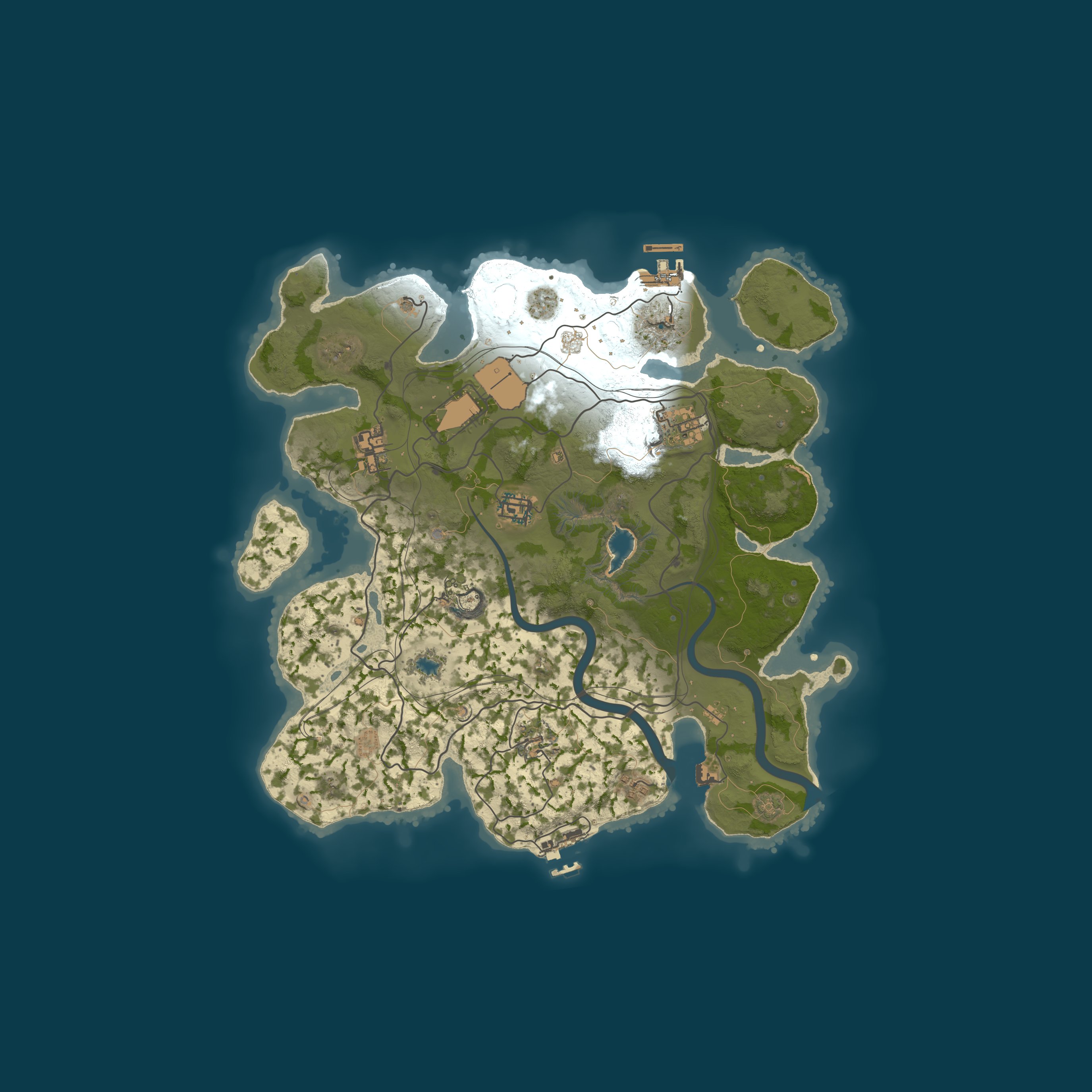 Map for Paranoid.gg US 3x Solo Only|Loot+|Shop|Kits 4/17 JUSTWIPED x3