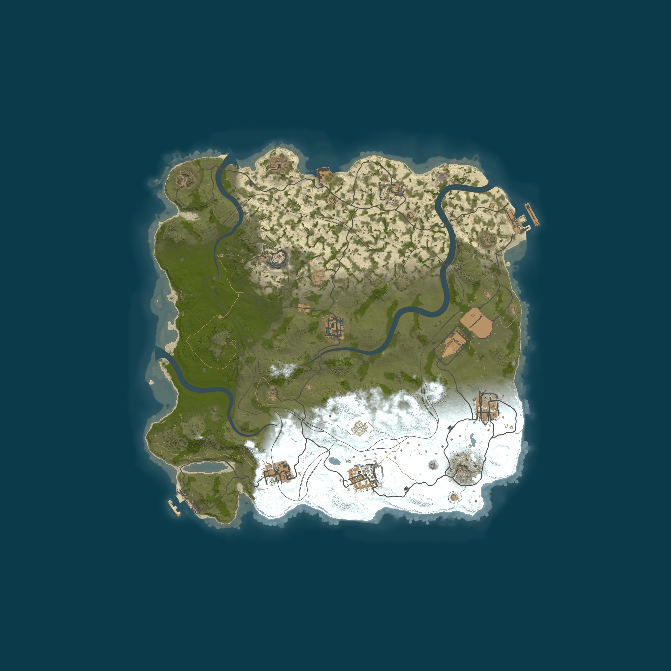 FPS+ LunaRust.com, size 3500, seed 1337