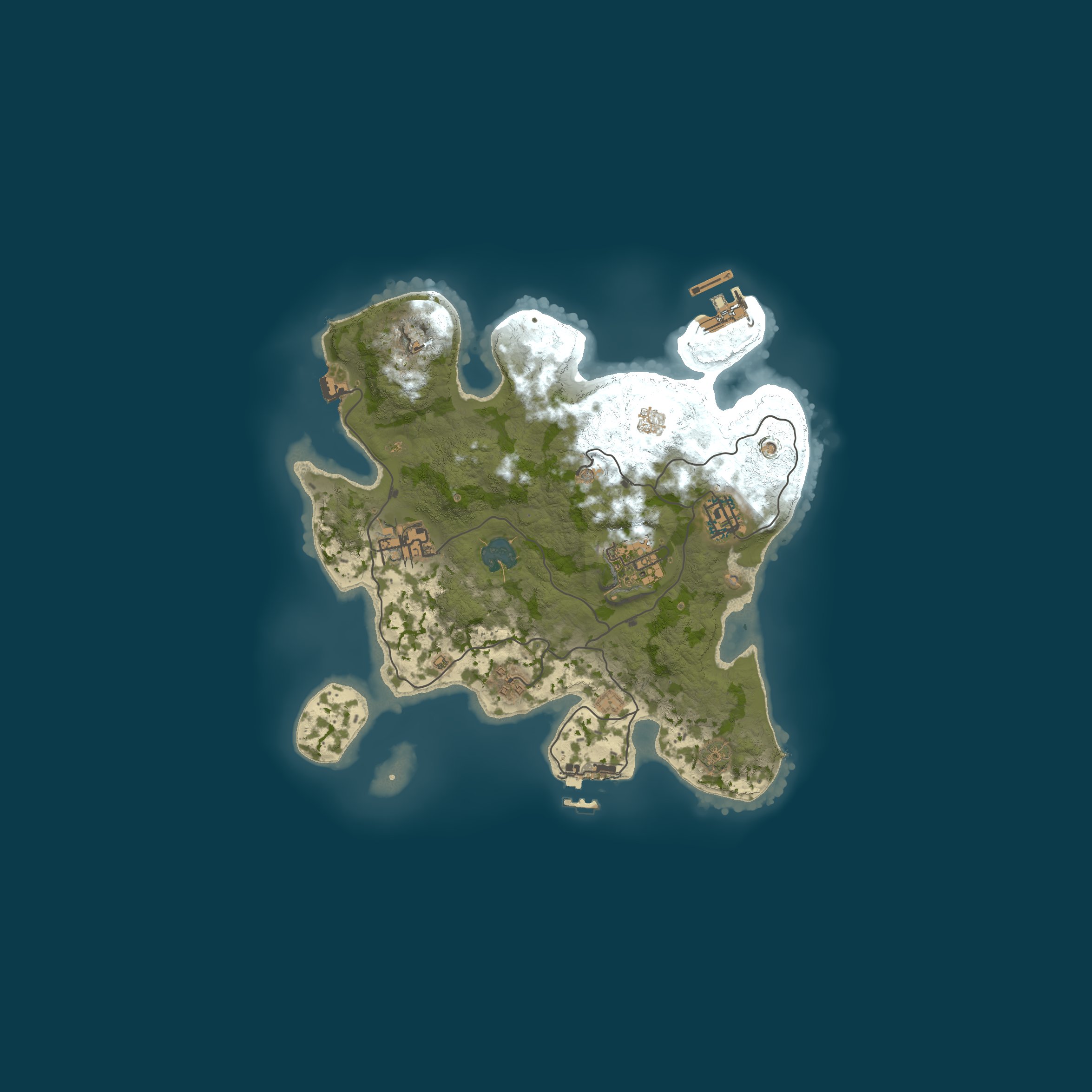 Map for #4 DOZA RUST X1000000 | BATTLEFIELD | LOOT++ | KITS++ | PVP