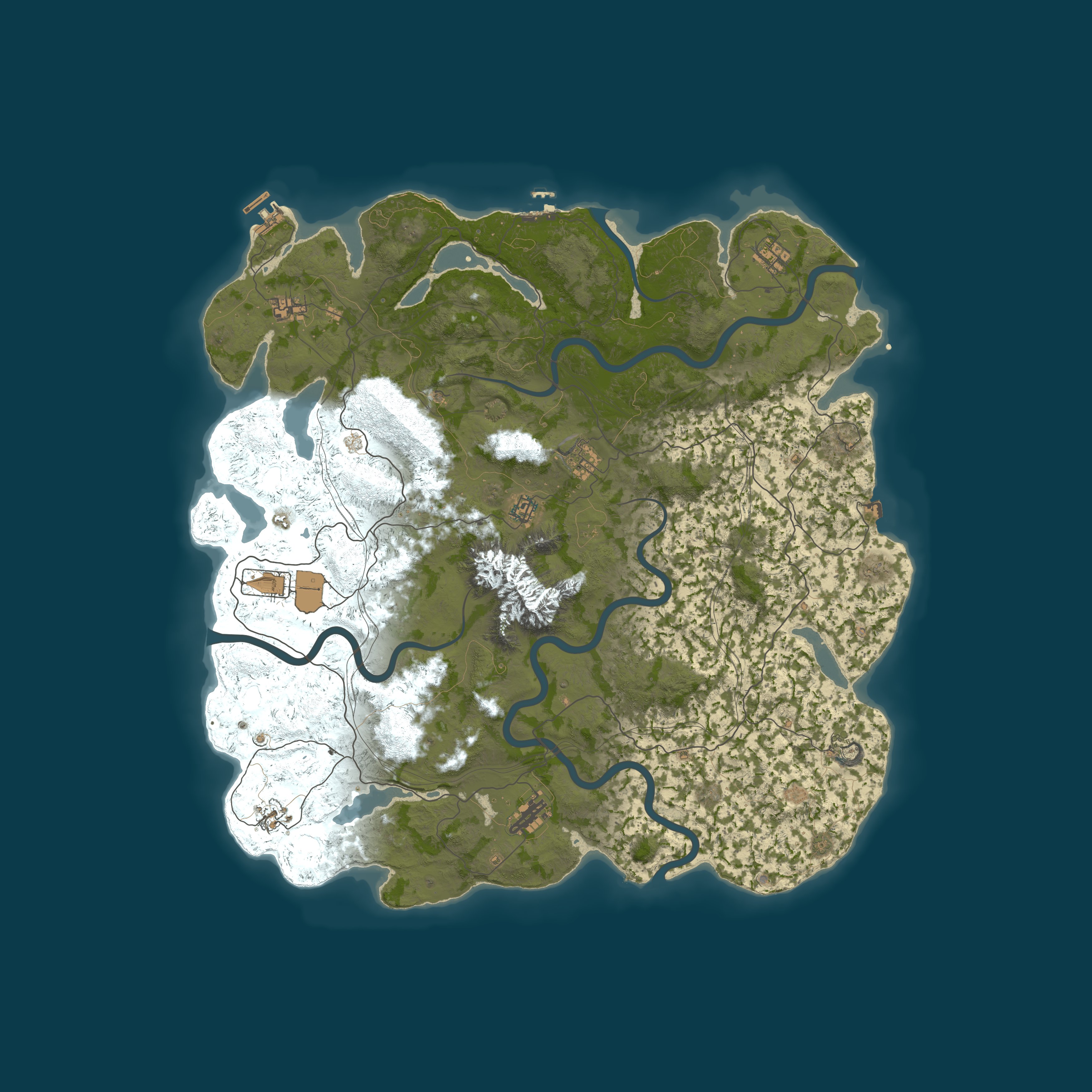 Map for RustLands | Monthly Large | No BP Wipe | NOOB FRIENDLY 5/7 5.7 