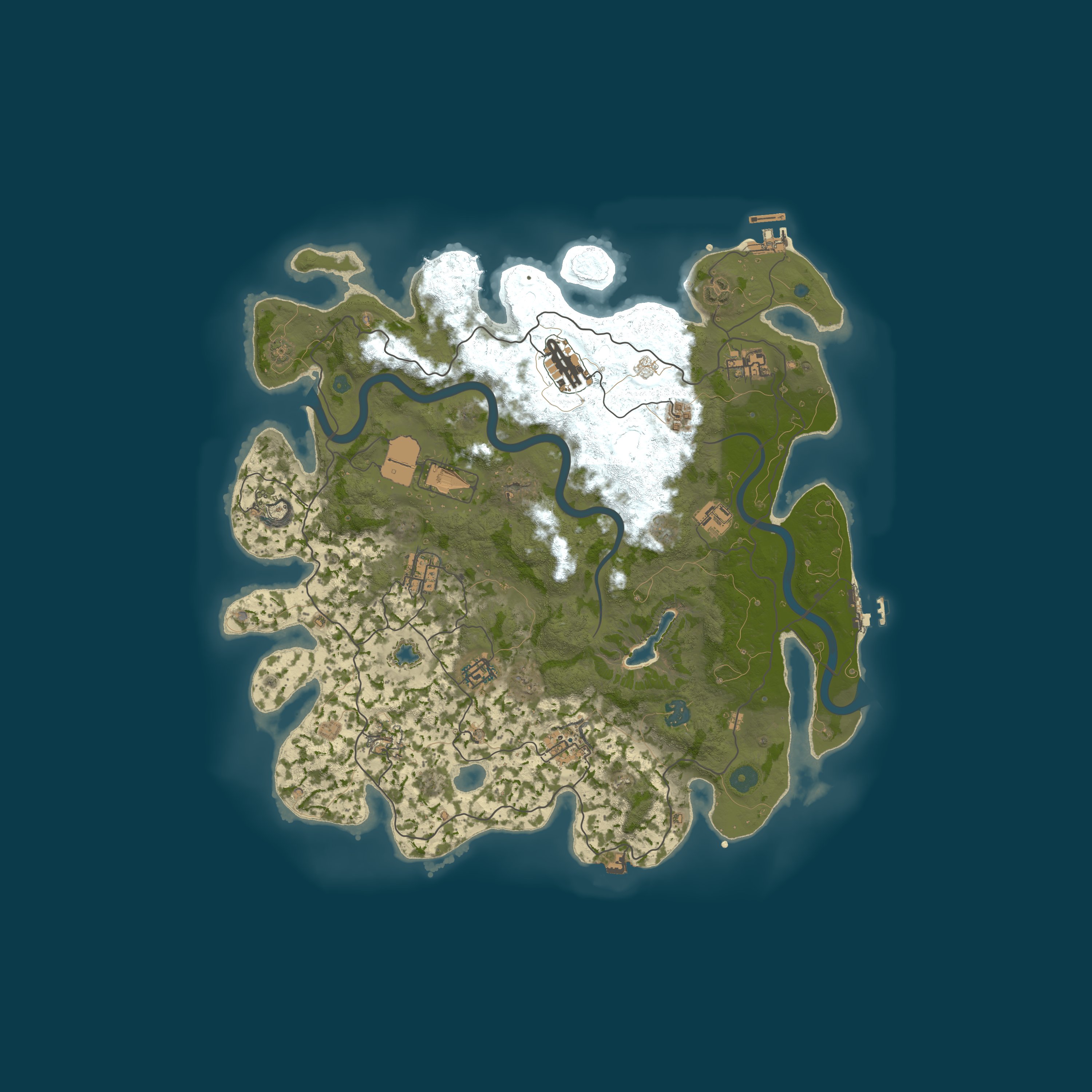 Map for I pituffini