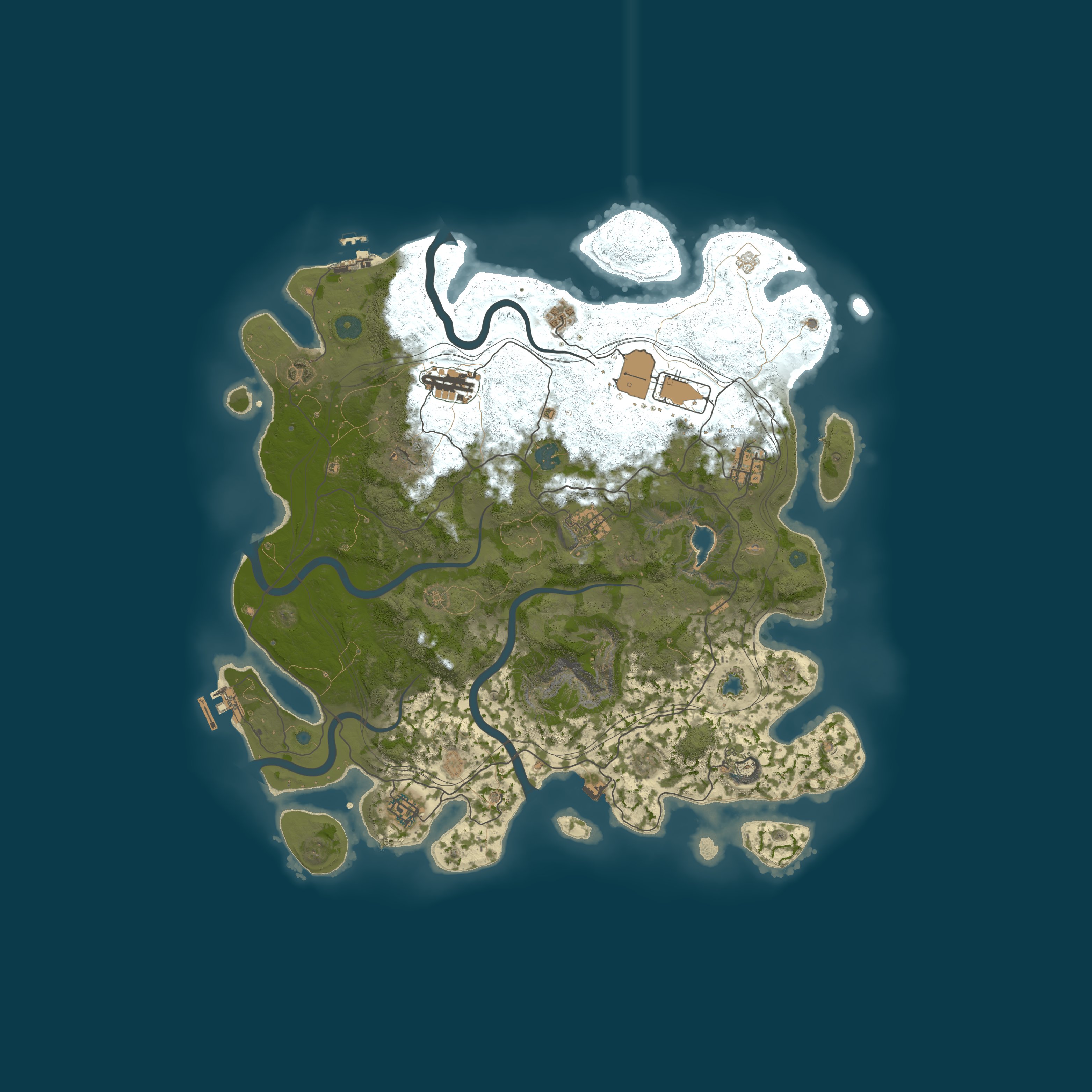 Map for Austin Texas Vanilla Noob Monthly