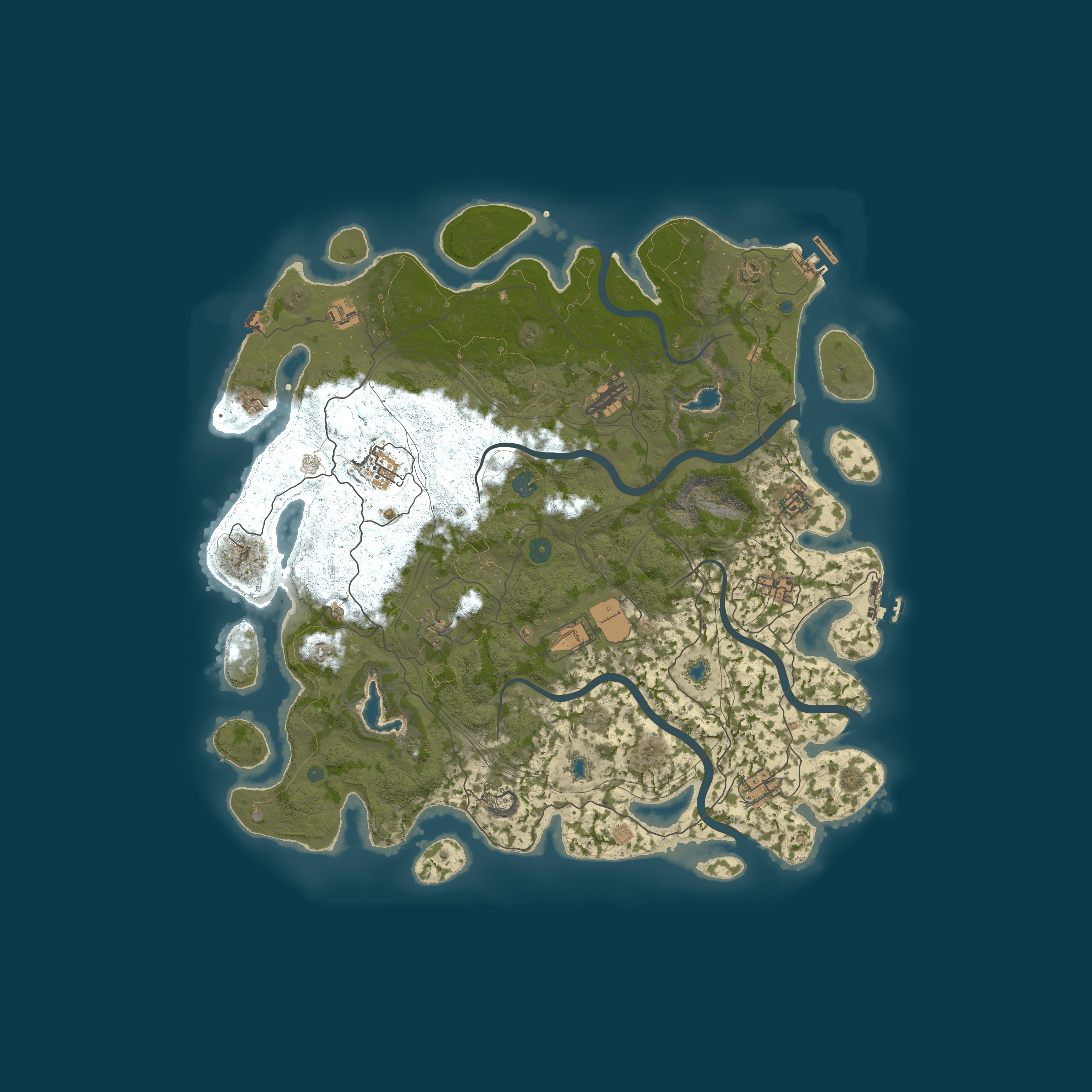 Map for Rangers 15x PVE|Monthly|CustomWeapons|Quests|Raidablebases
