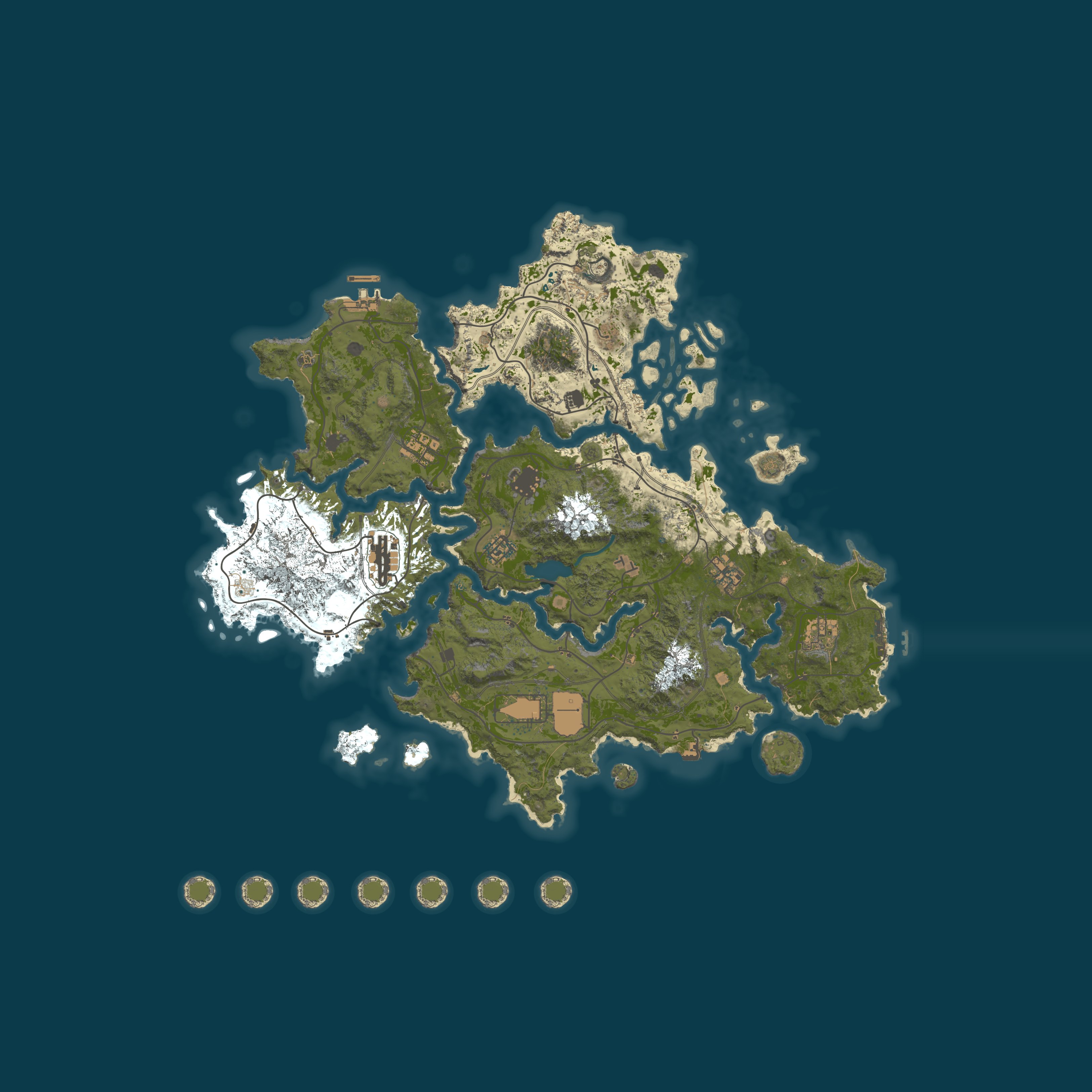 Map for The Monster Den PVE|5x|Quad|Kits|Loot+|RaidableBases|Purge