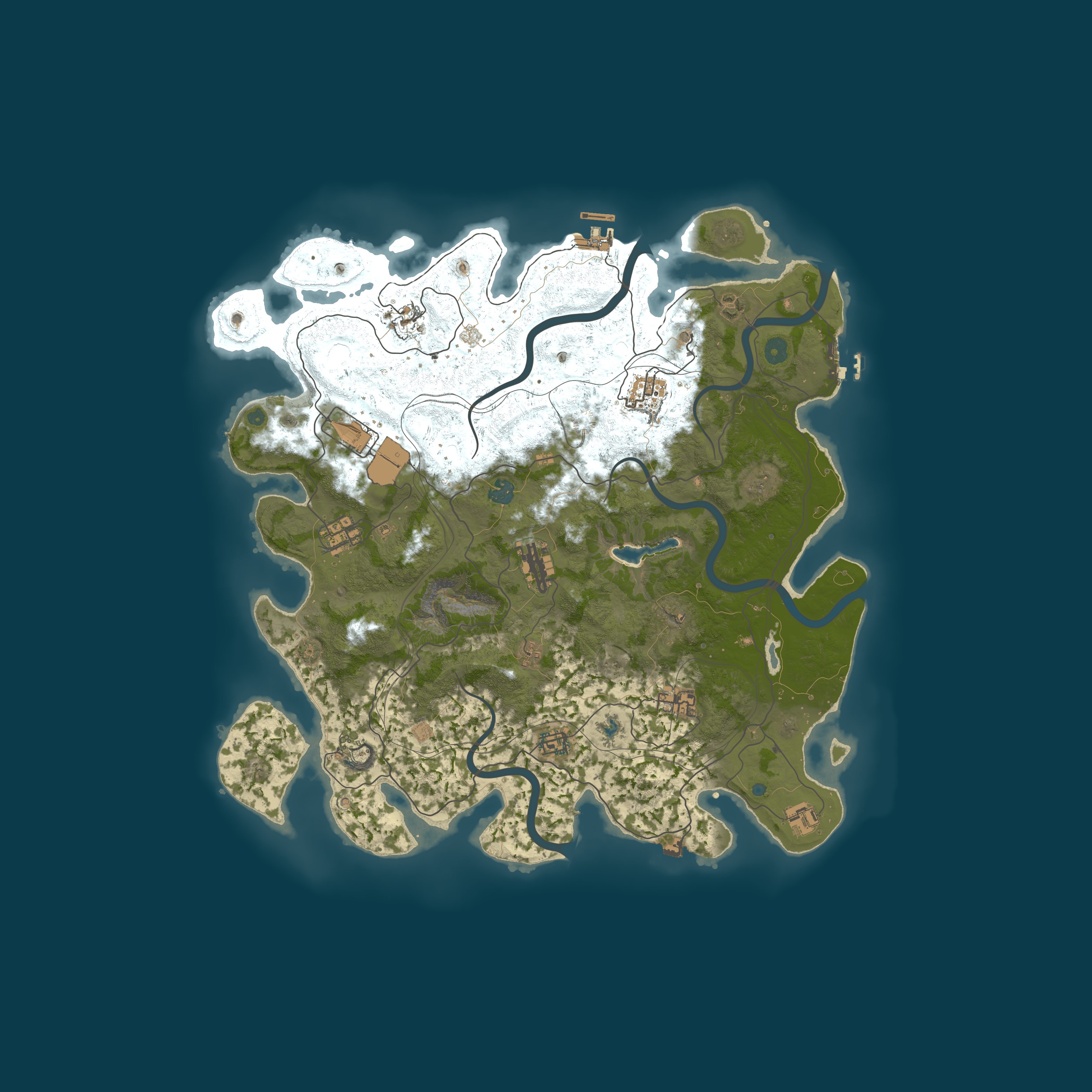 Map for Quite Rust | X2 VANILLA | NOLIMIT | FREE SKINS | БАРЖИ