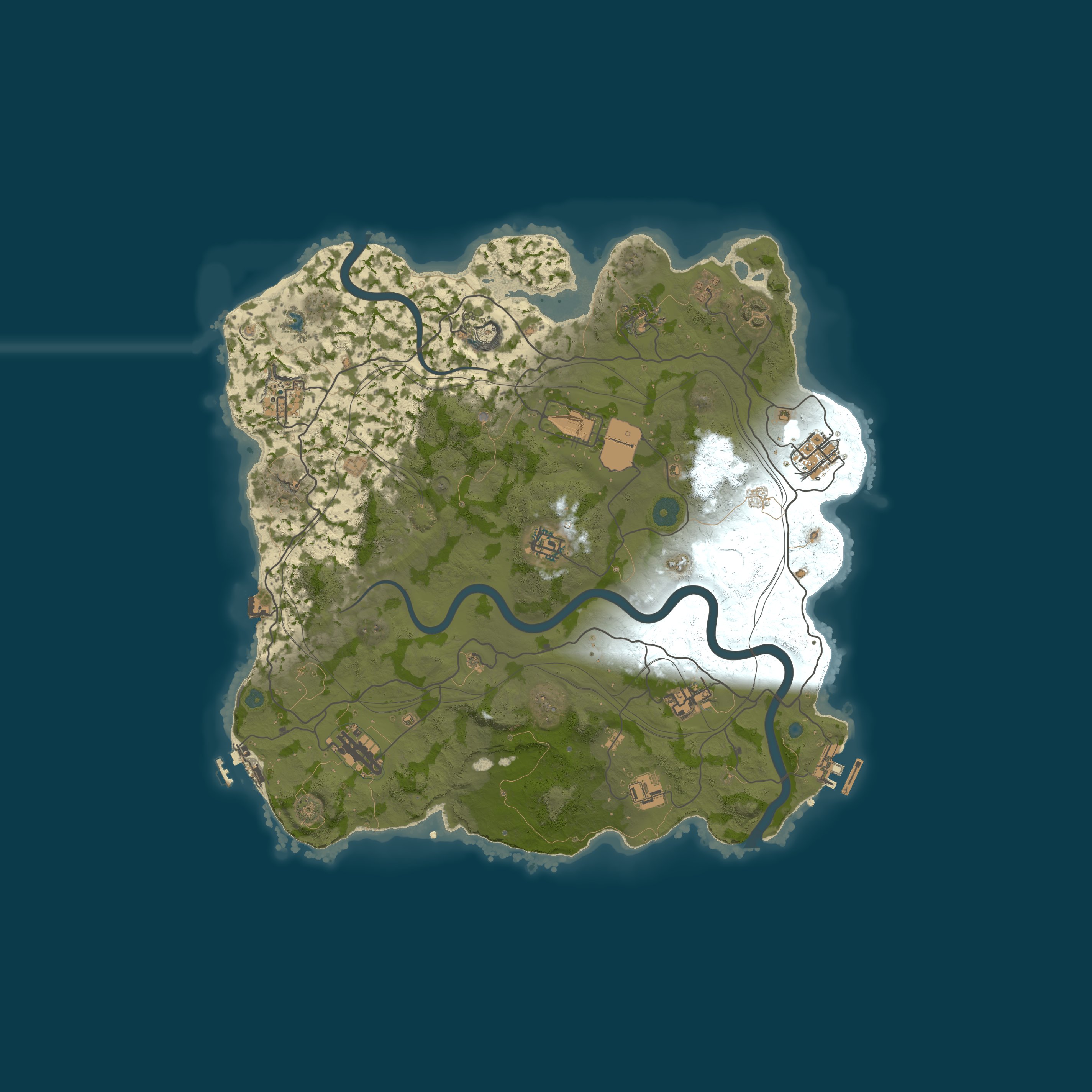Map for WEREWOLF GAMING.CO 5x Solo/Duo/Trio|Loot x5|TP|Homes|Kits|WIPED
