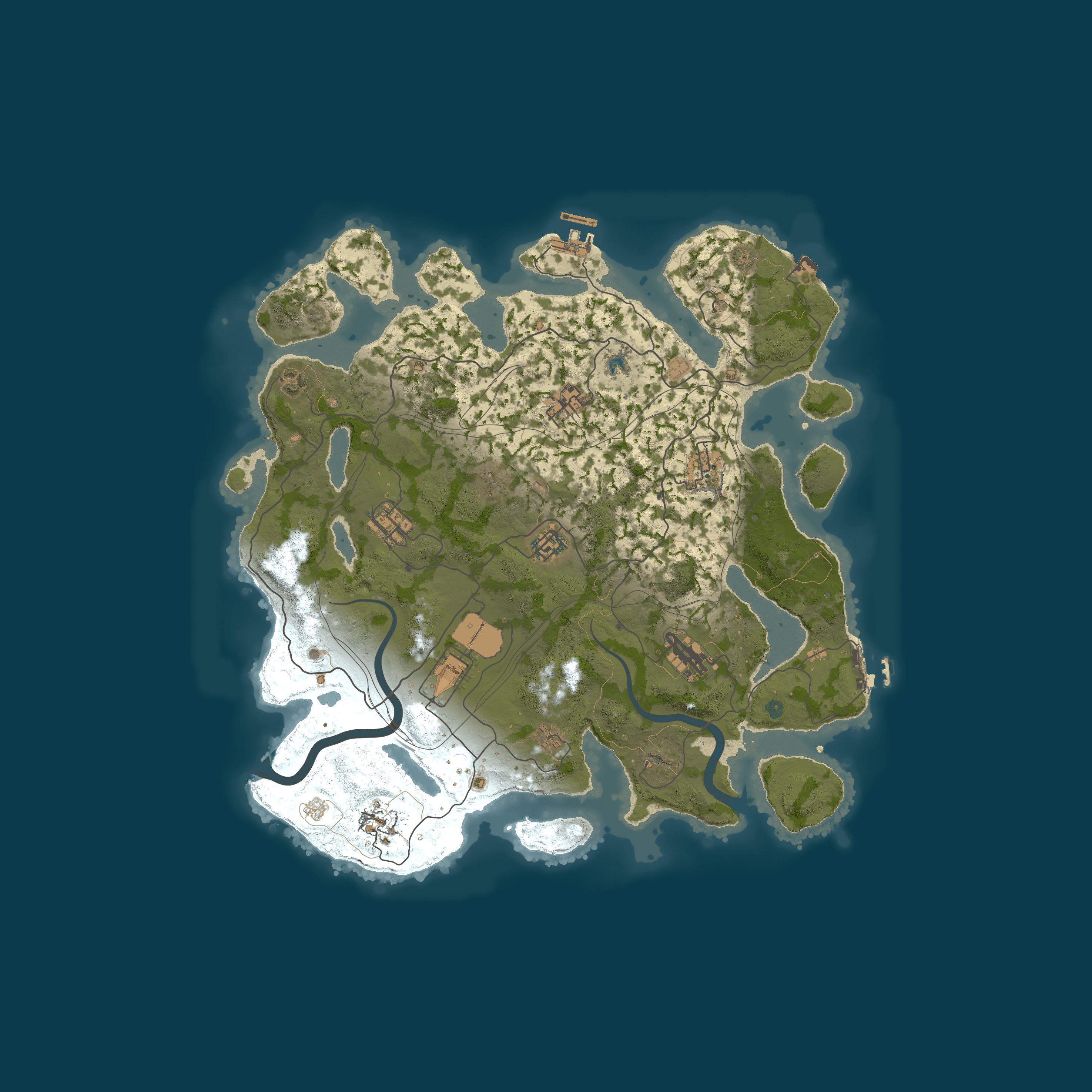 Map for [BR/LATAM] TERRA HOSTIL | SOLO/ DUO/ TRIO |