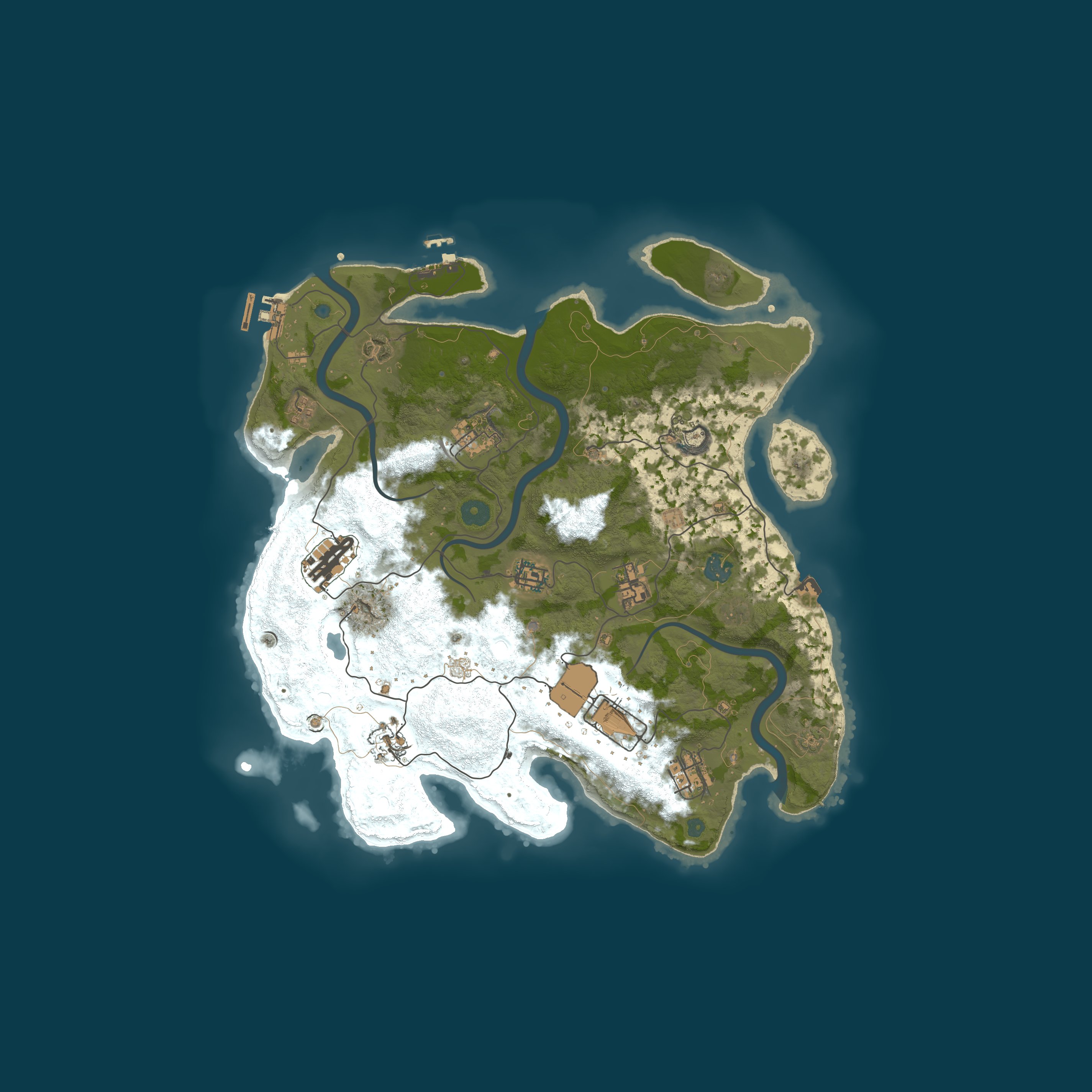 Map for A Shockbyte Rust Server