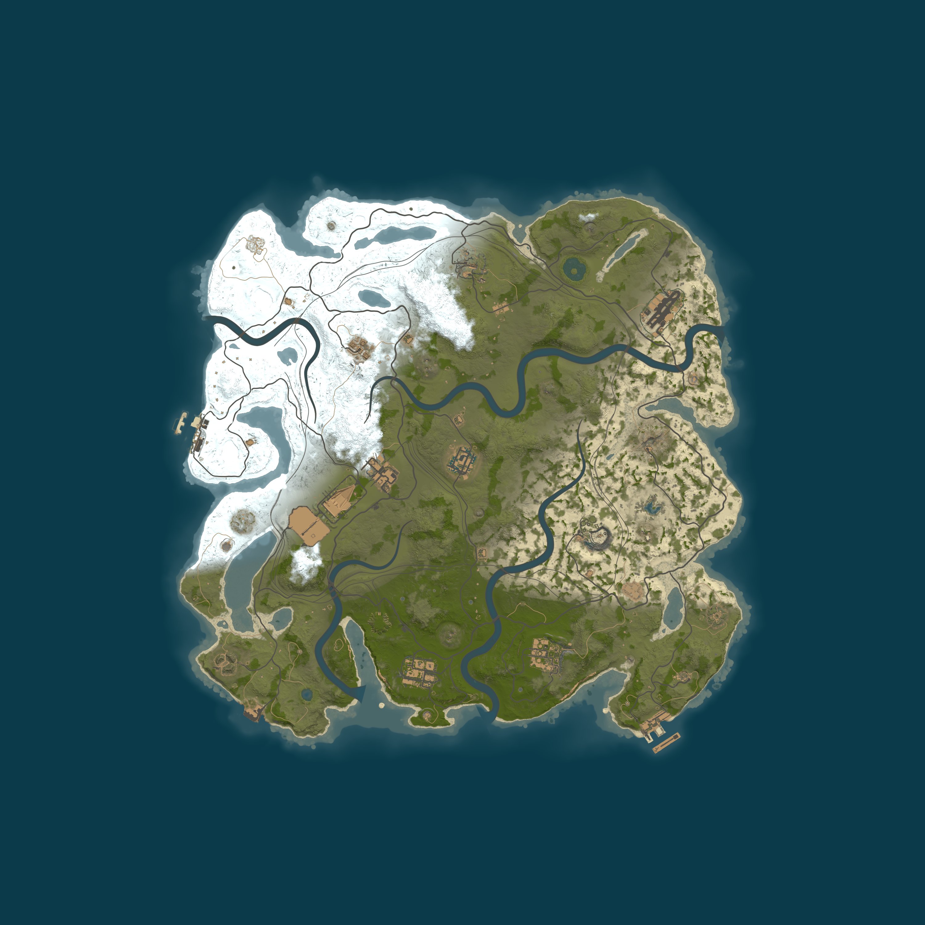 Map for [EU] RustNRelax 3x Solo/Duo/Trio | Loot+ | No BP Wipes | Wiped 