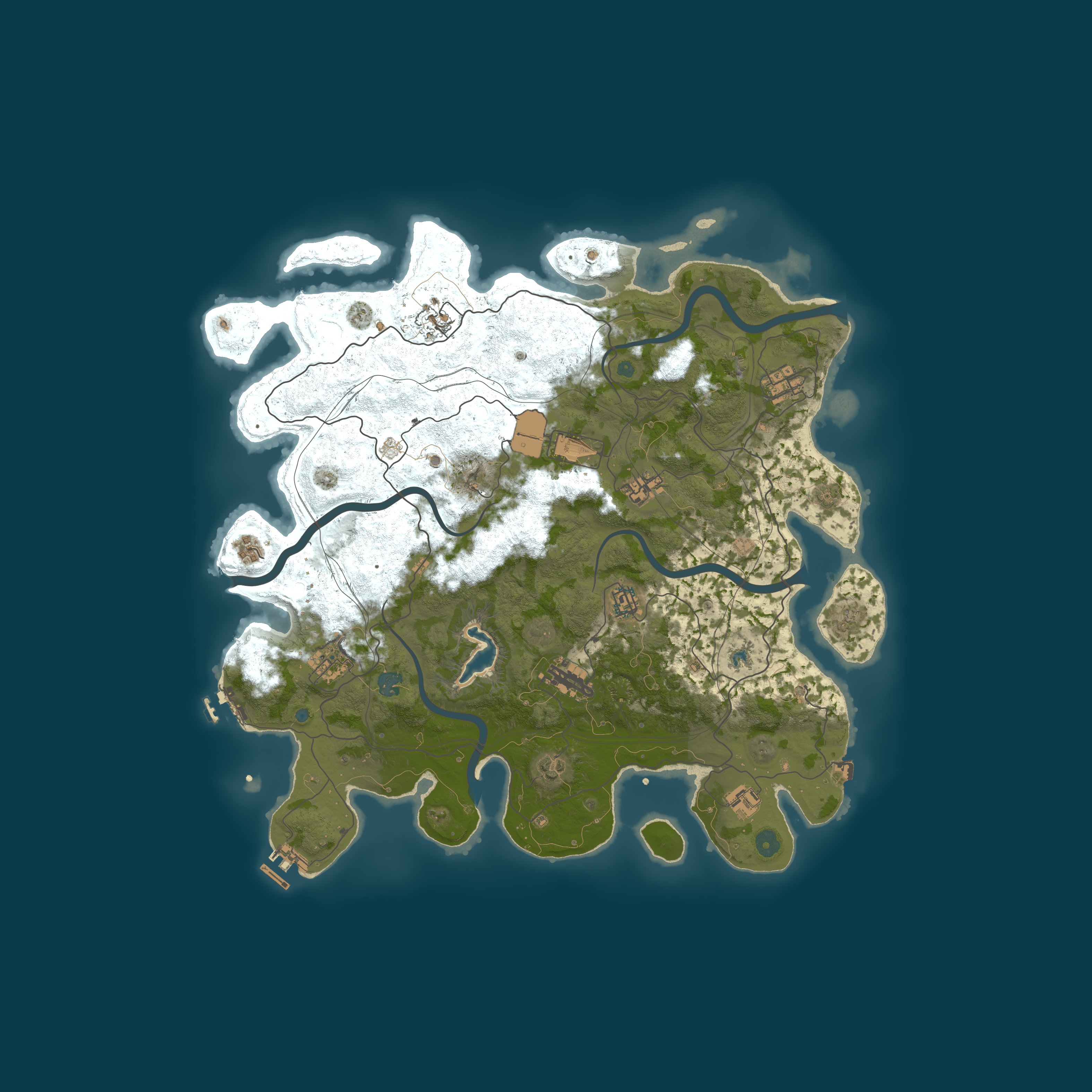 Map for Apocalyptic storm SOLO/DUO