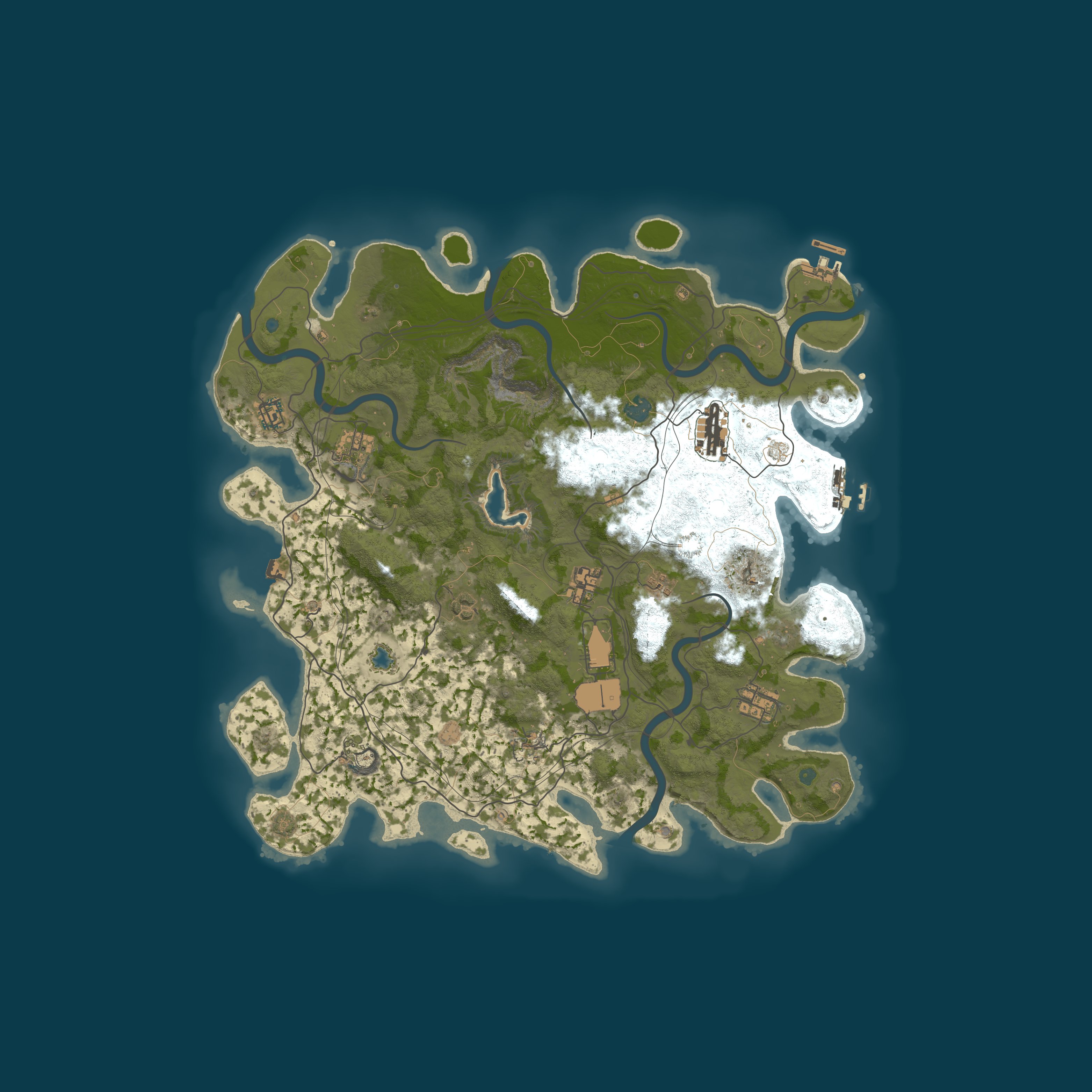 Map for ZOS | ЗОНА ВЫЖИВАНИЯ | Для Новичков