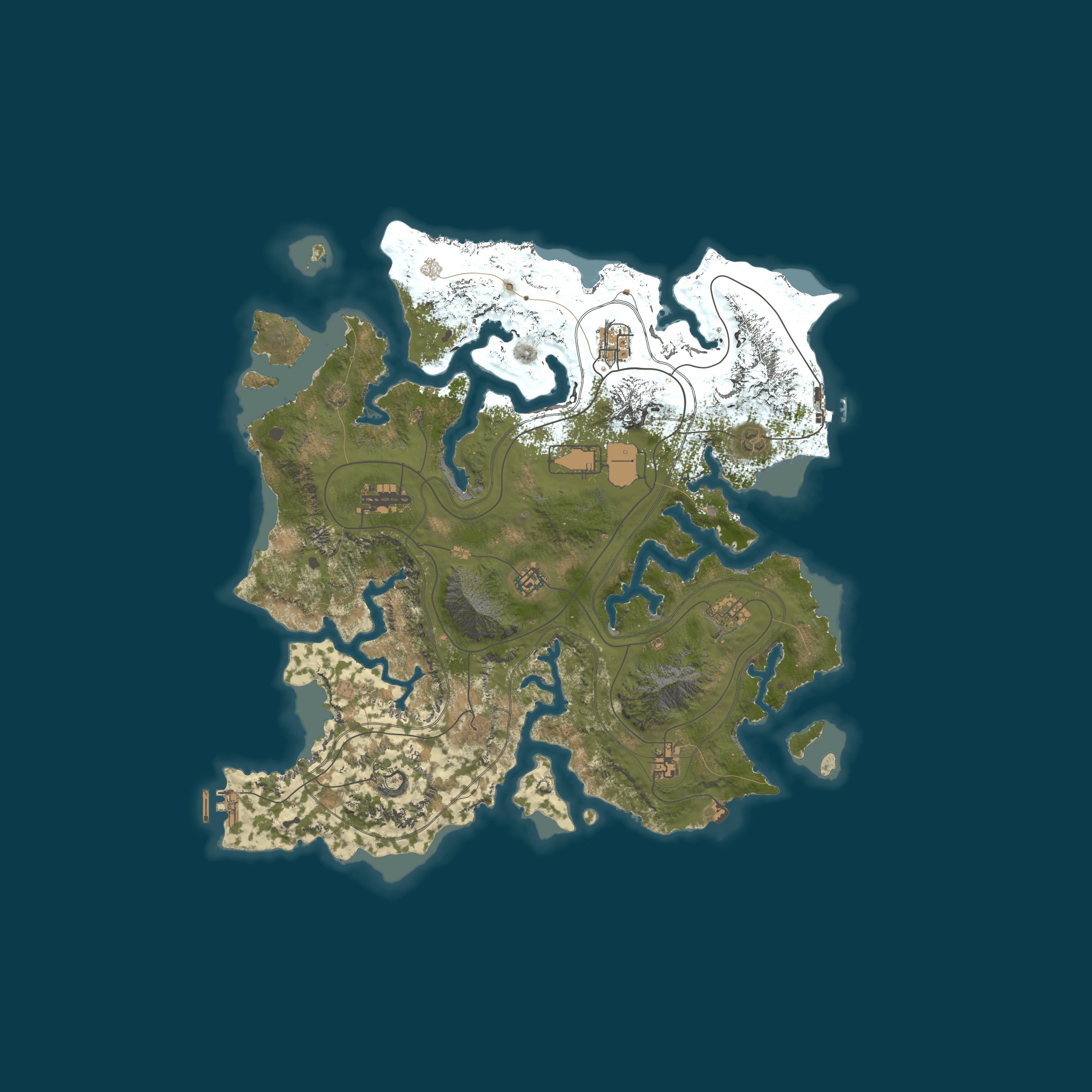 Map for Kittys 1000x |Kits|TP|Skinner|QuickSmelt|RaidableBases|SkillTre