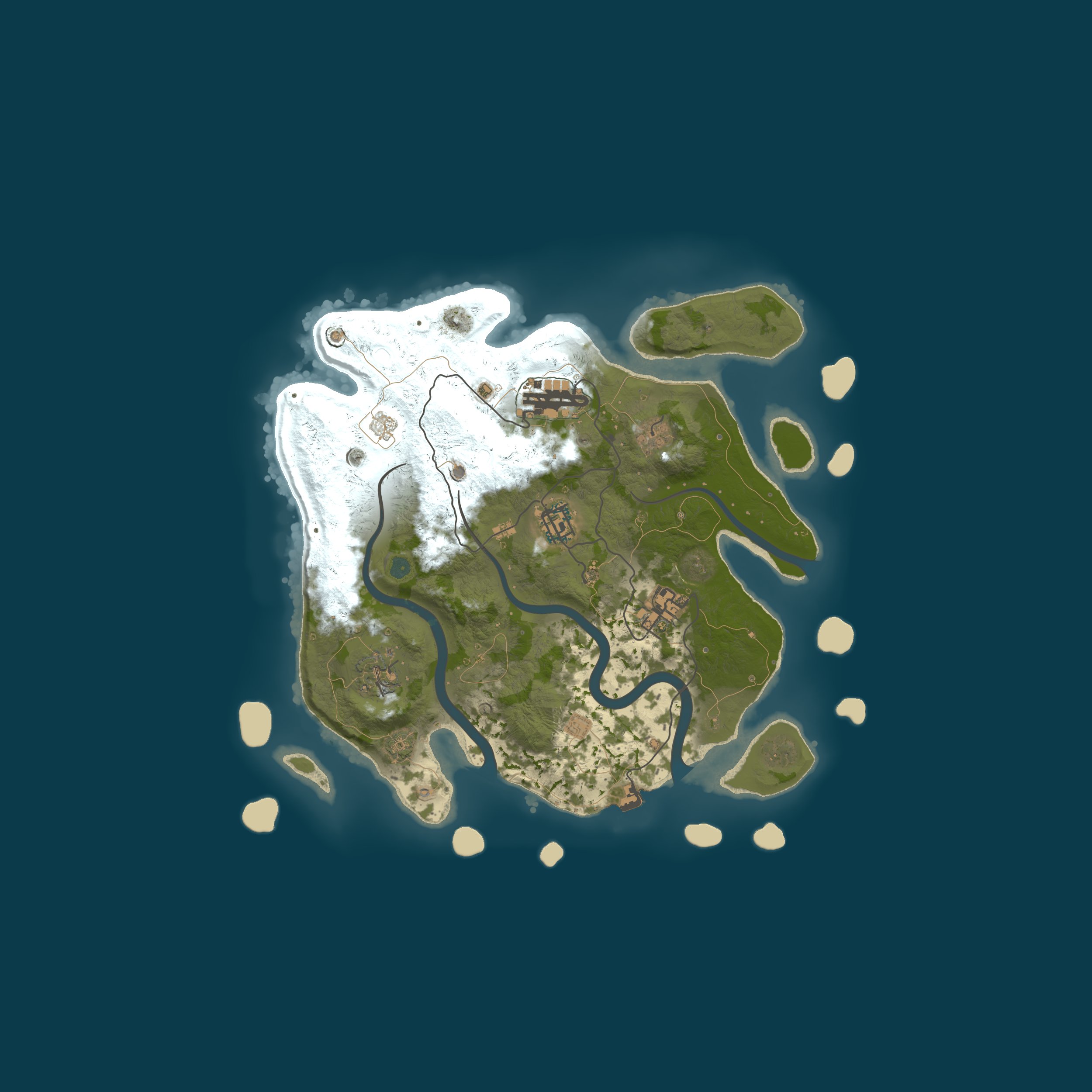Map for [US] Rust Isle Random Item Jump 10x FUN EVENTS Wiped 5/7