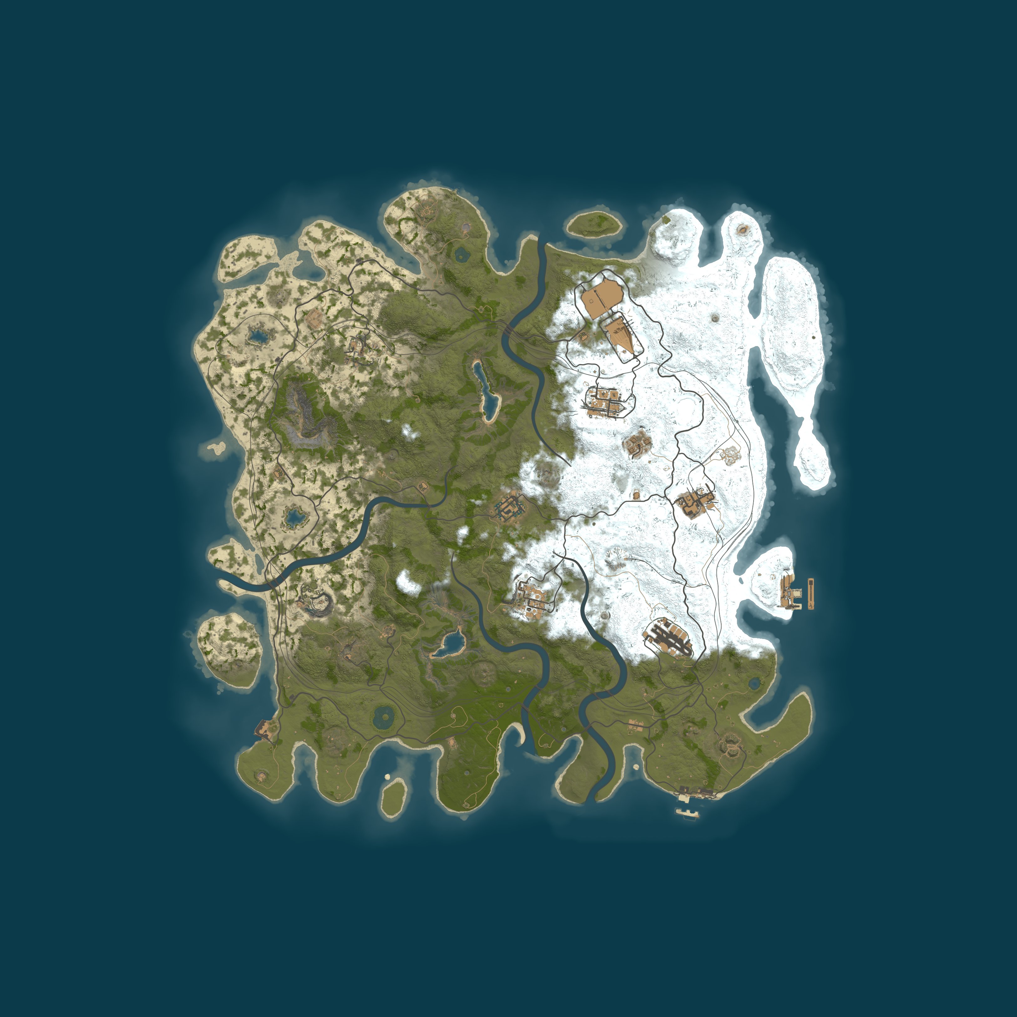 Map for 44Rust - 2X Biweekly | Solo/Duo/Trio/Quad | No BP Wipes