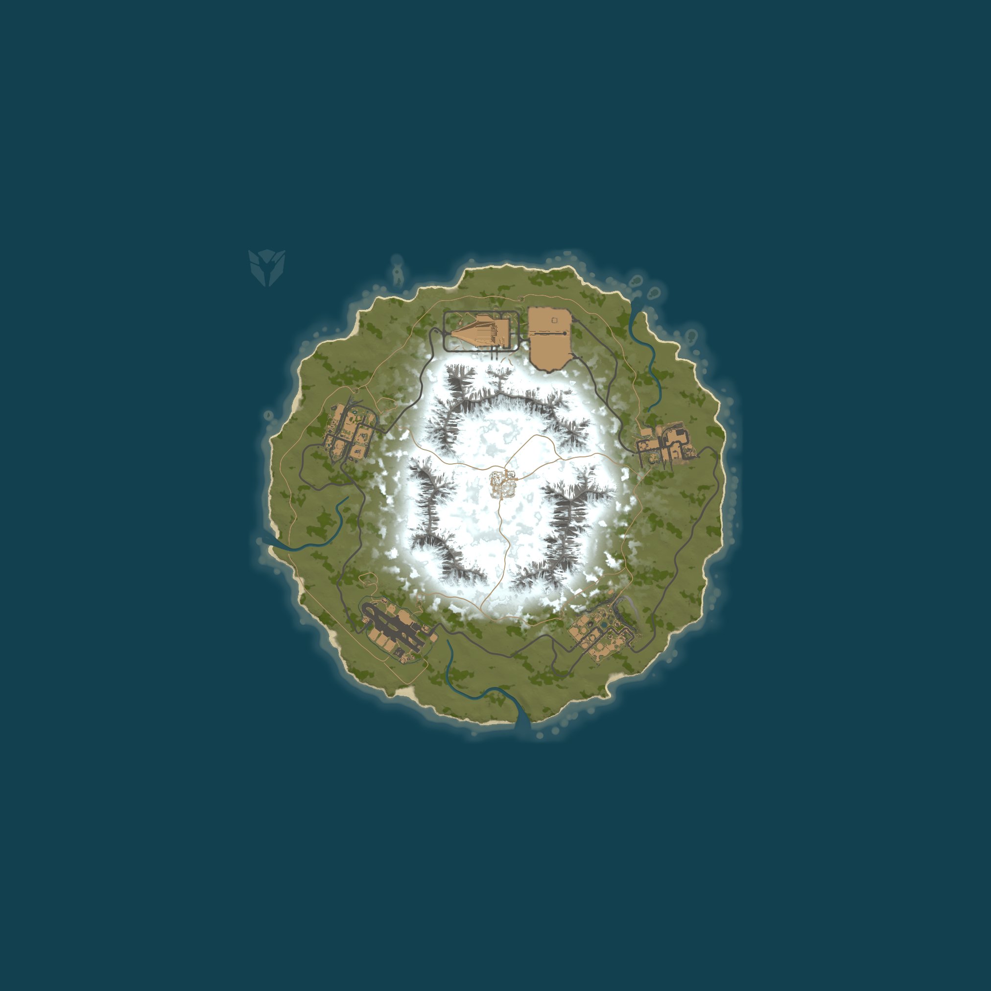 Custom Map, size 2048, seed 12345