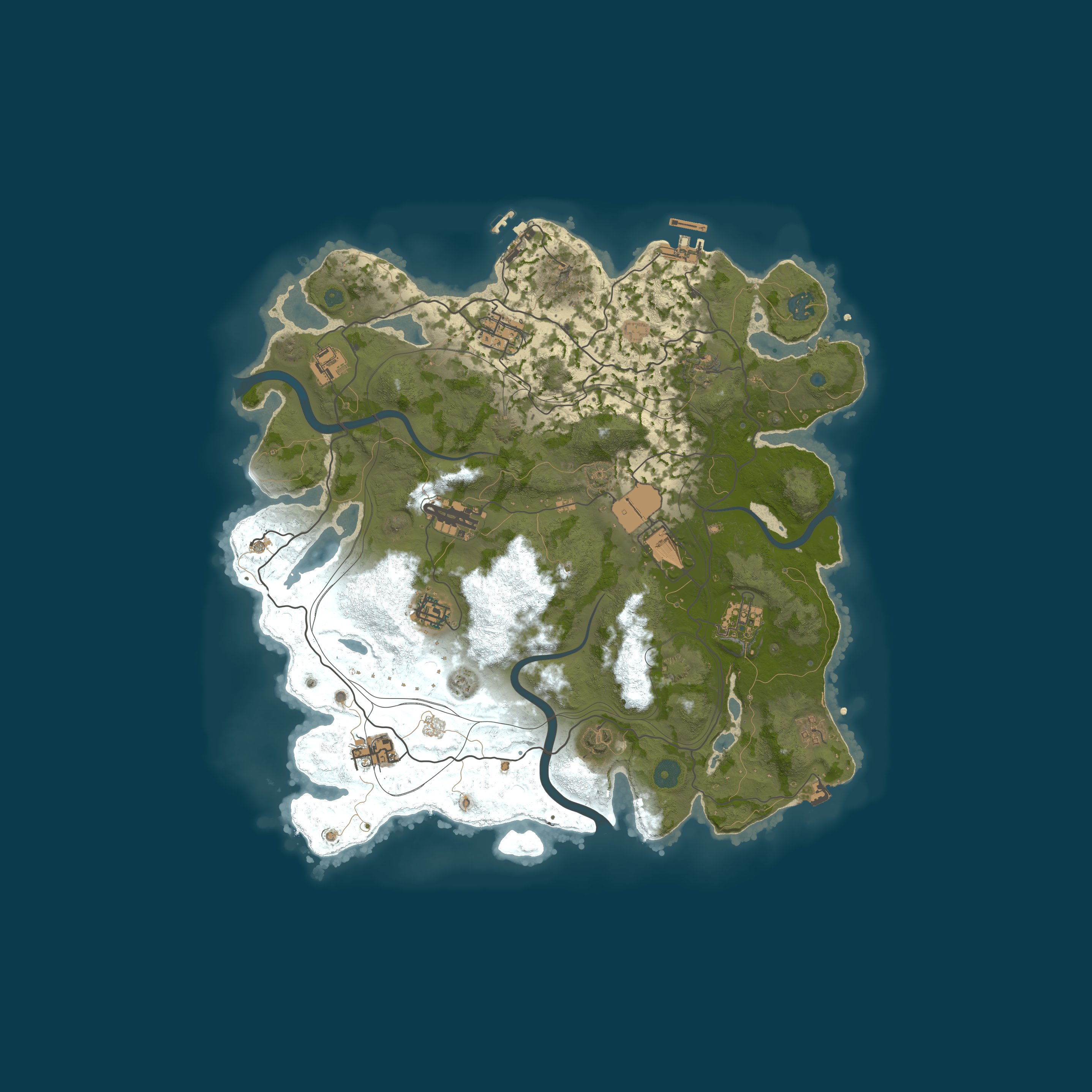 Map for Rust4Noobs | Solo/Duo | Softcore 50% Bi-Weekly | No BP Wipe