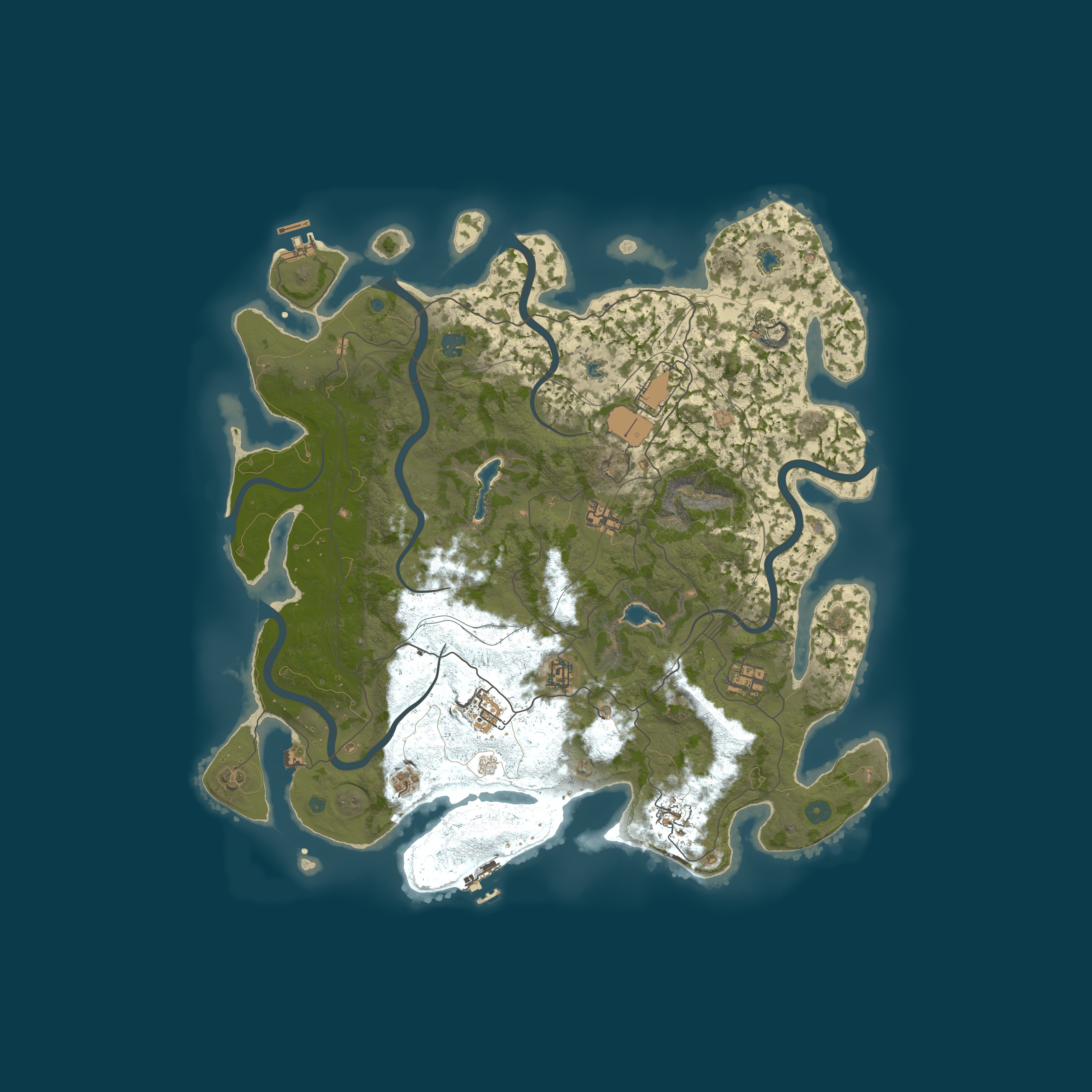 Map for RustHunter Vanilla