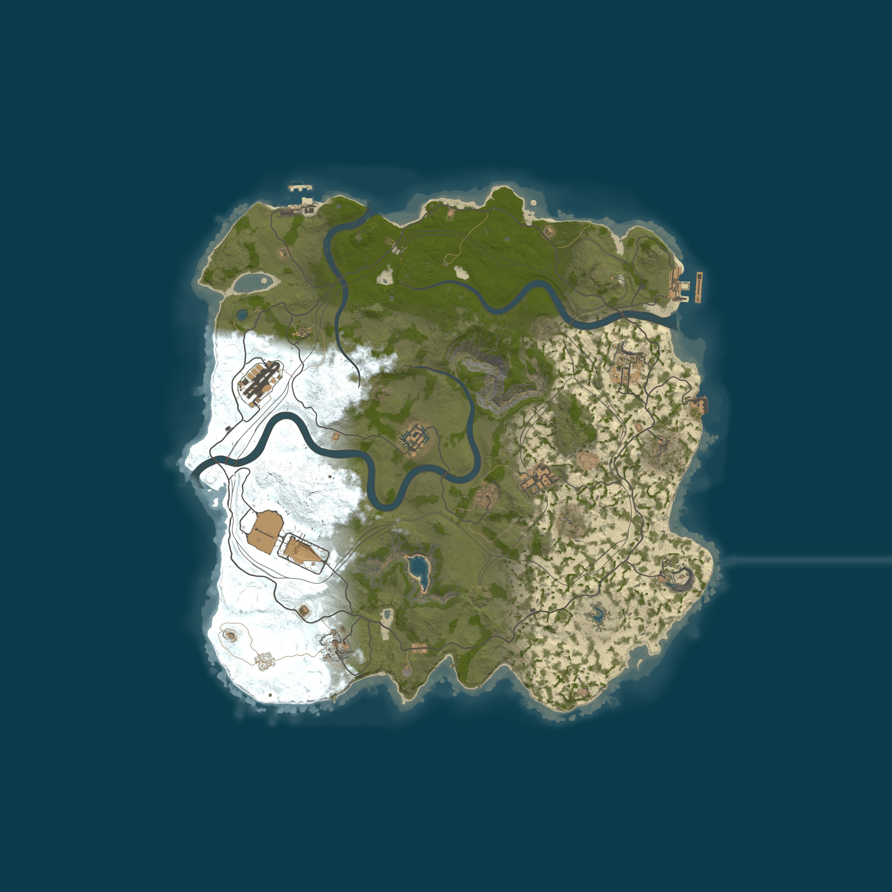 Map for The Edge US 5x Monthly Shop|Kits|TP|ST|50%UpKeep|Bosses|MORE